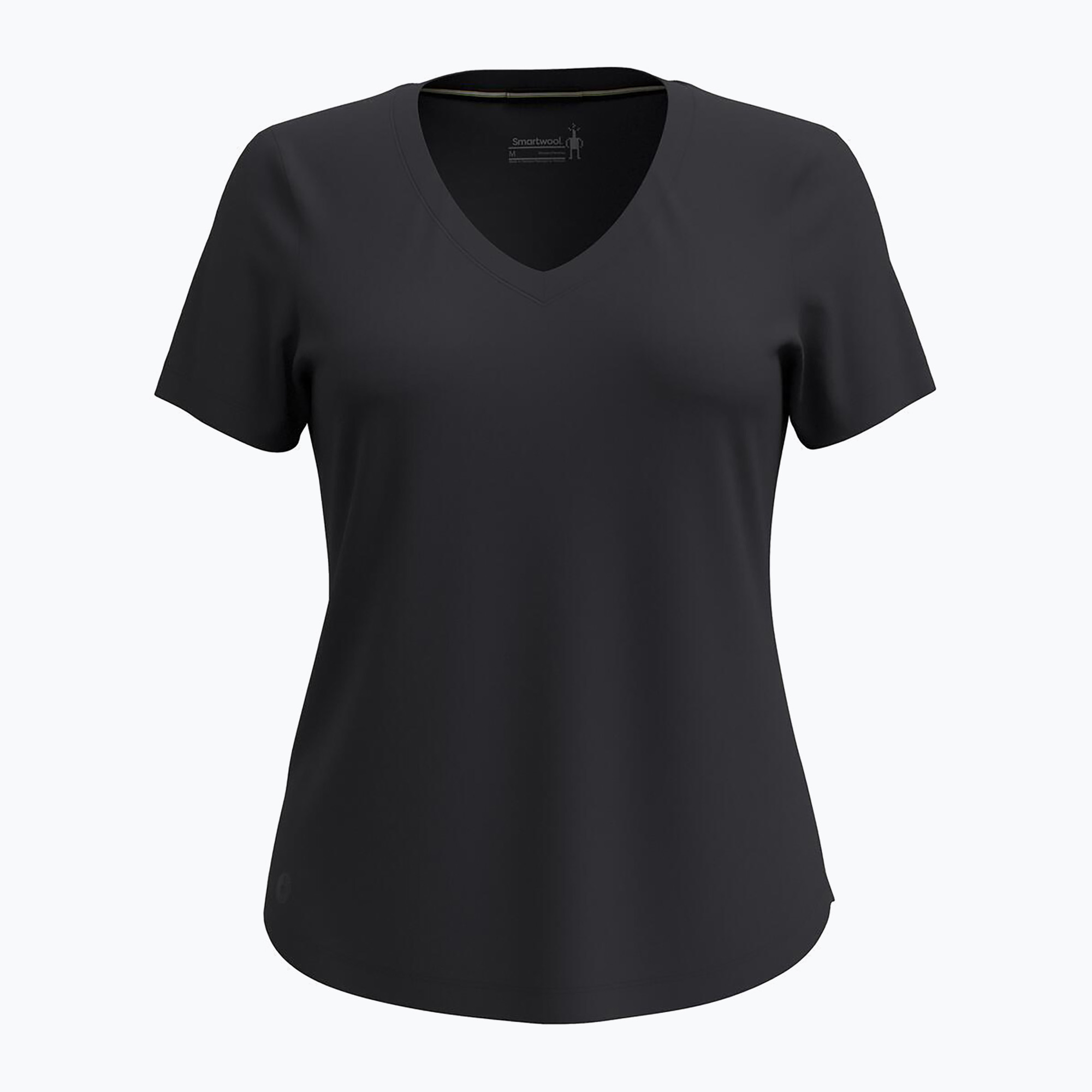 Trekking-Shirt Damen Smartwool Active Ultralite V-Neck black (Active Ultralite V-Neck SW016539001)