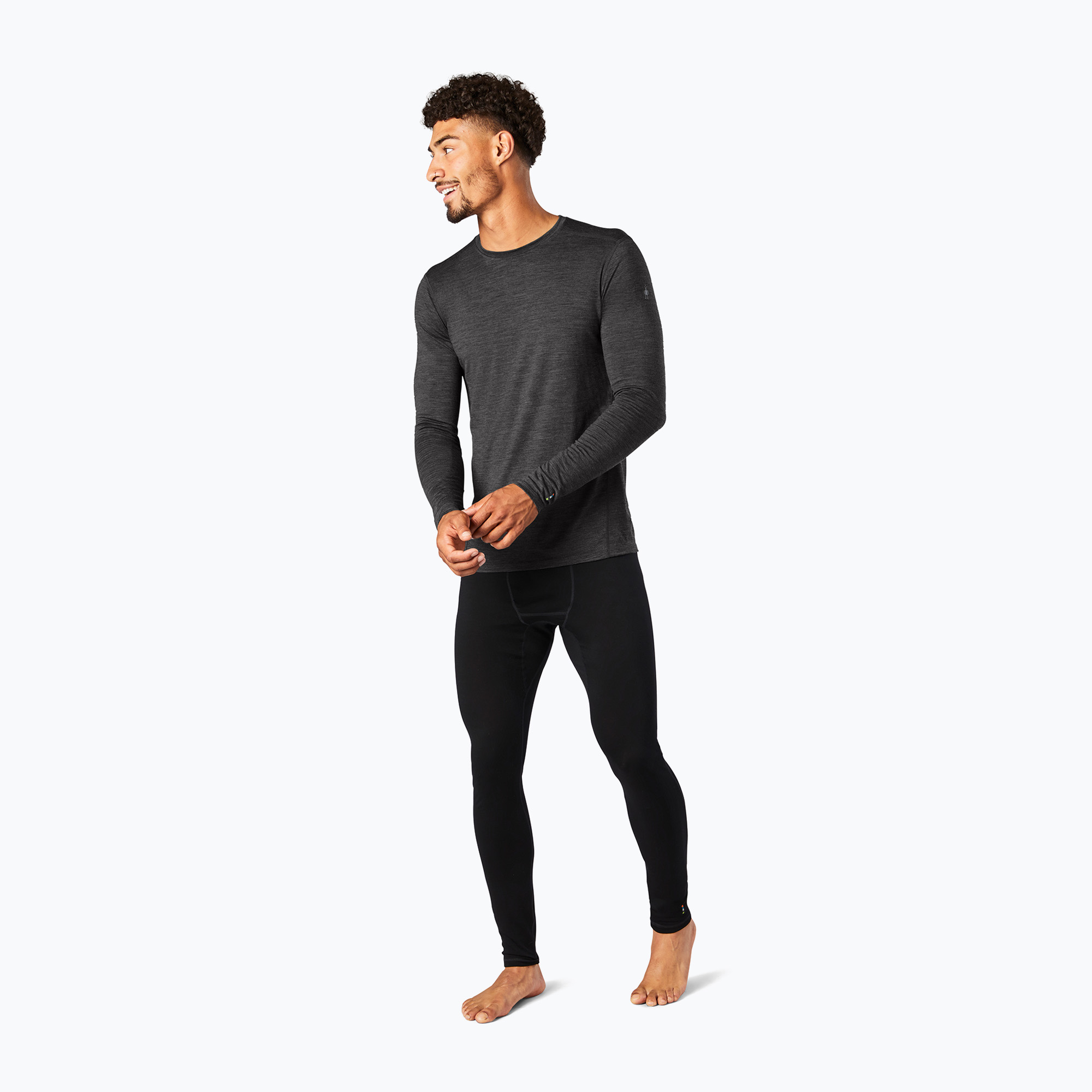 Herren Smartwool Classic All-Season Merino Baselayer T-Shirt Boxed iron heather (Classic All-Season Merino Baselayer Boxed 16953)