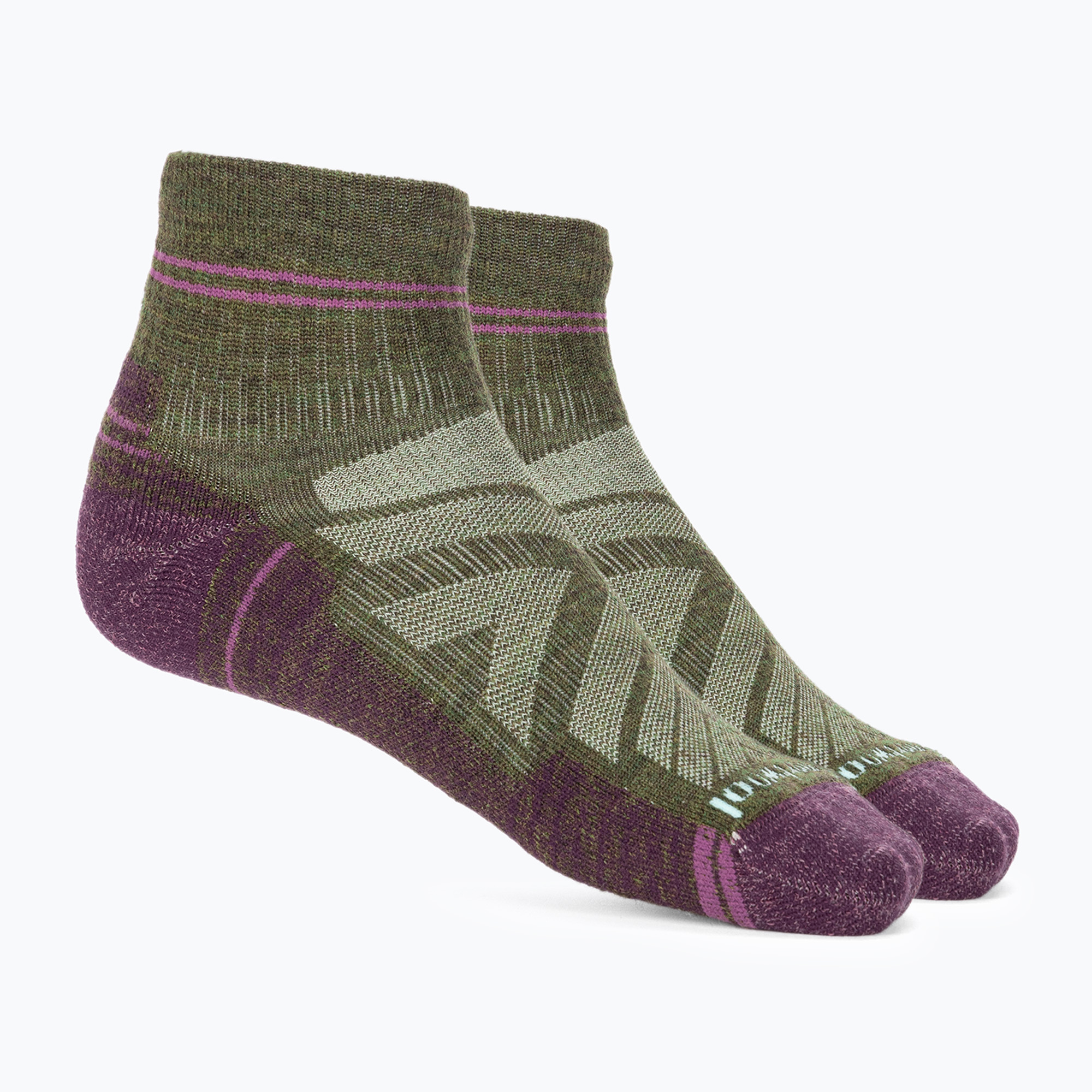 Smartwool Hike Light Cushion Knöchel Trekkingsocken grün SW001571D11