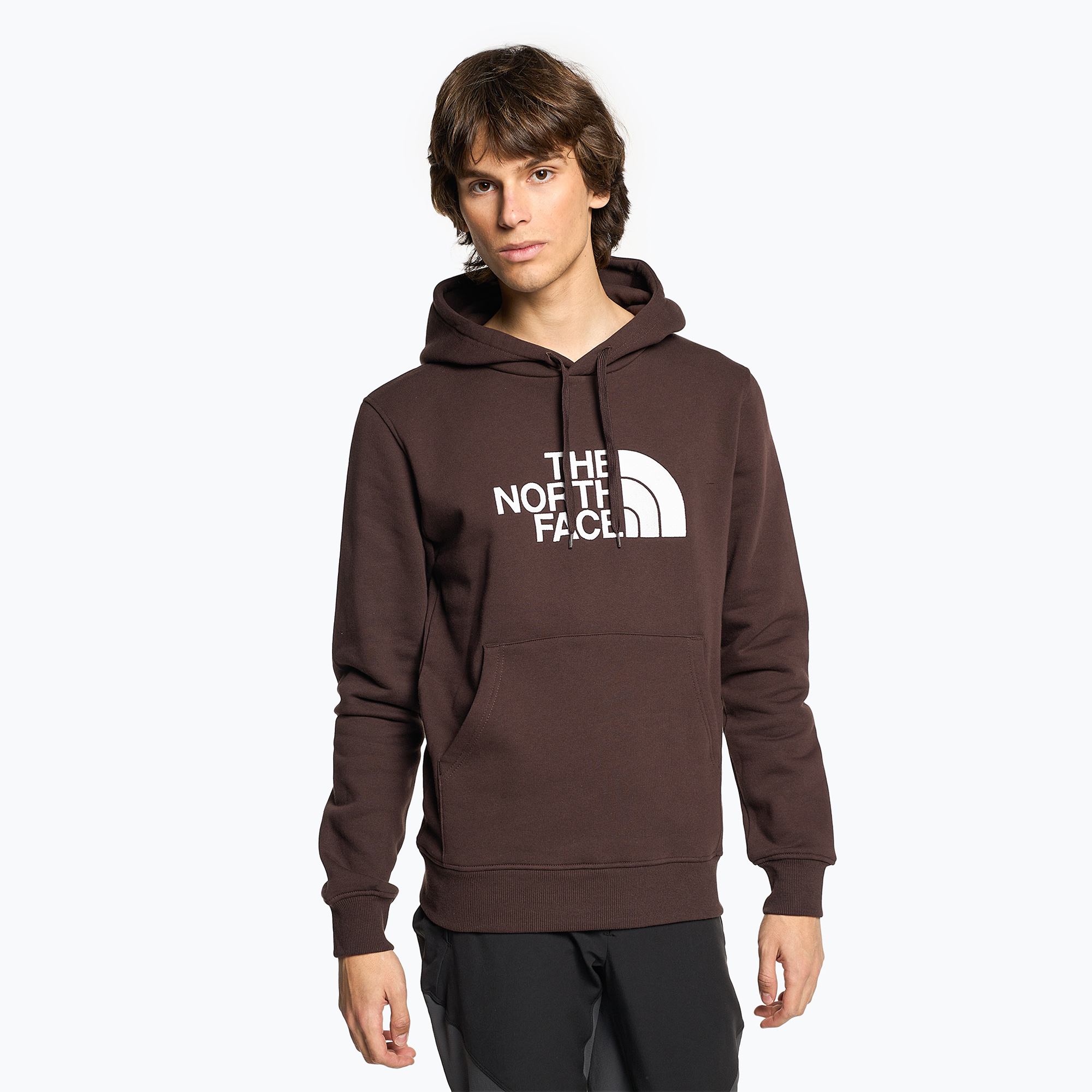Herren The North Face Drew Peak Pullover Hoodie Kohle braun (Drew Peak Pullover Hoodie NF00AHJYI0I1)