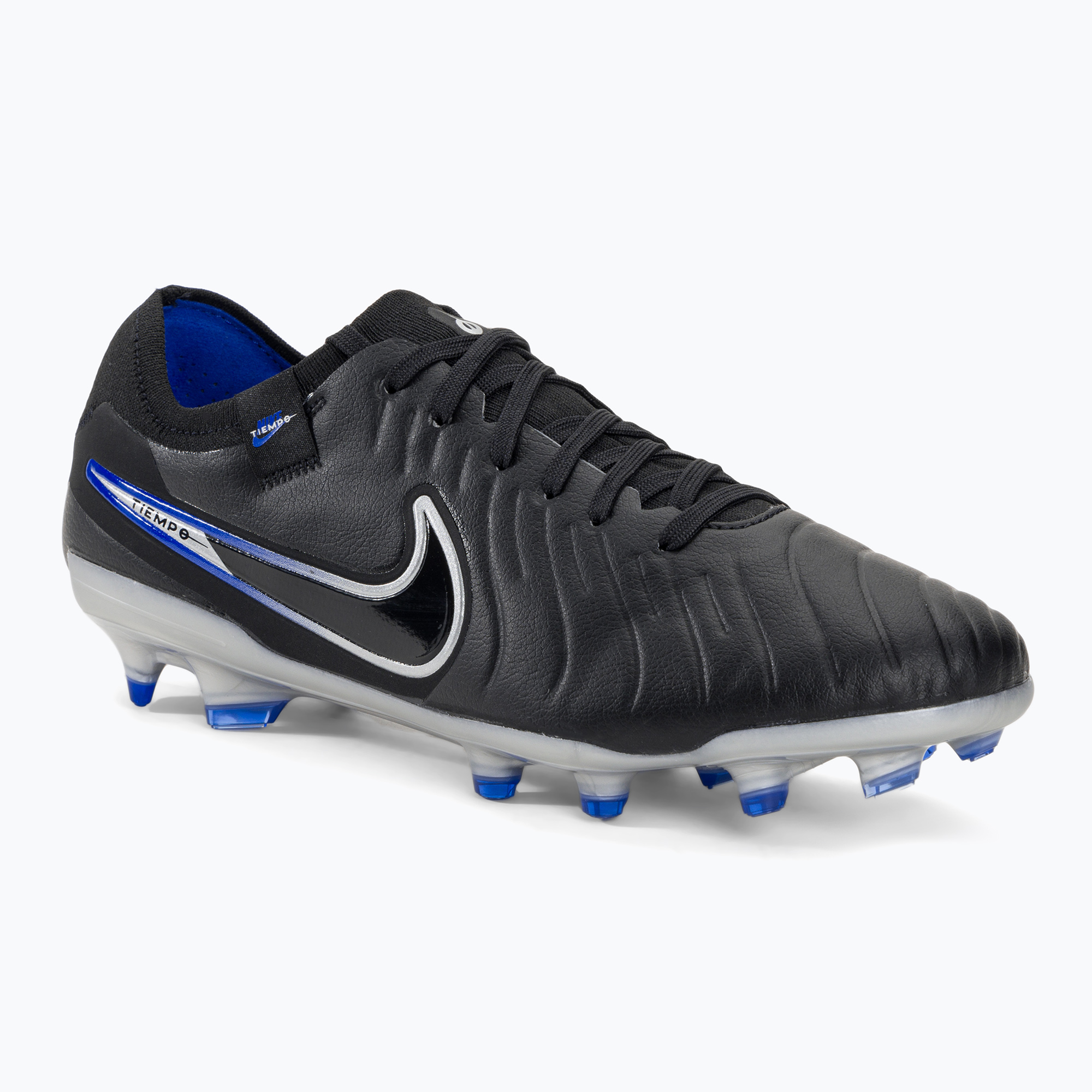 Nike Tiempo Legend 10 Pro FG Fußballschuhe schwarz/chrom/hyper real (Tiempo Legend 10 Pro FG DV4333)