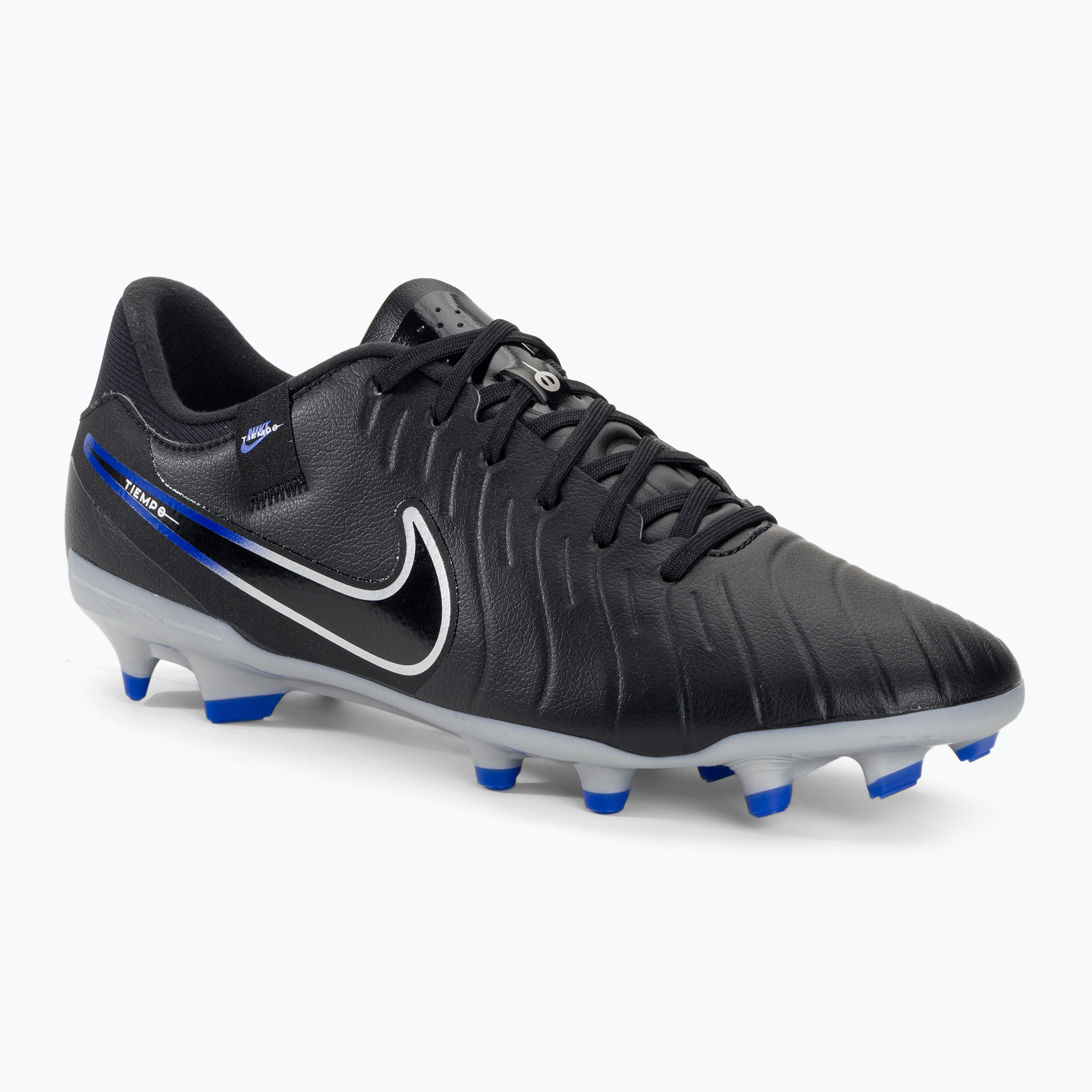 Nike Tiempo Legend 10 Academy MG Fußballschuhe schwarz/chrom/hyper real (Tiempo Legend 10 Academy MG DV4337)