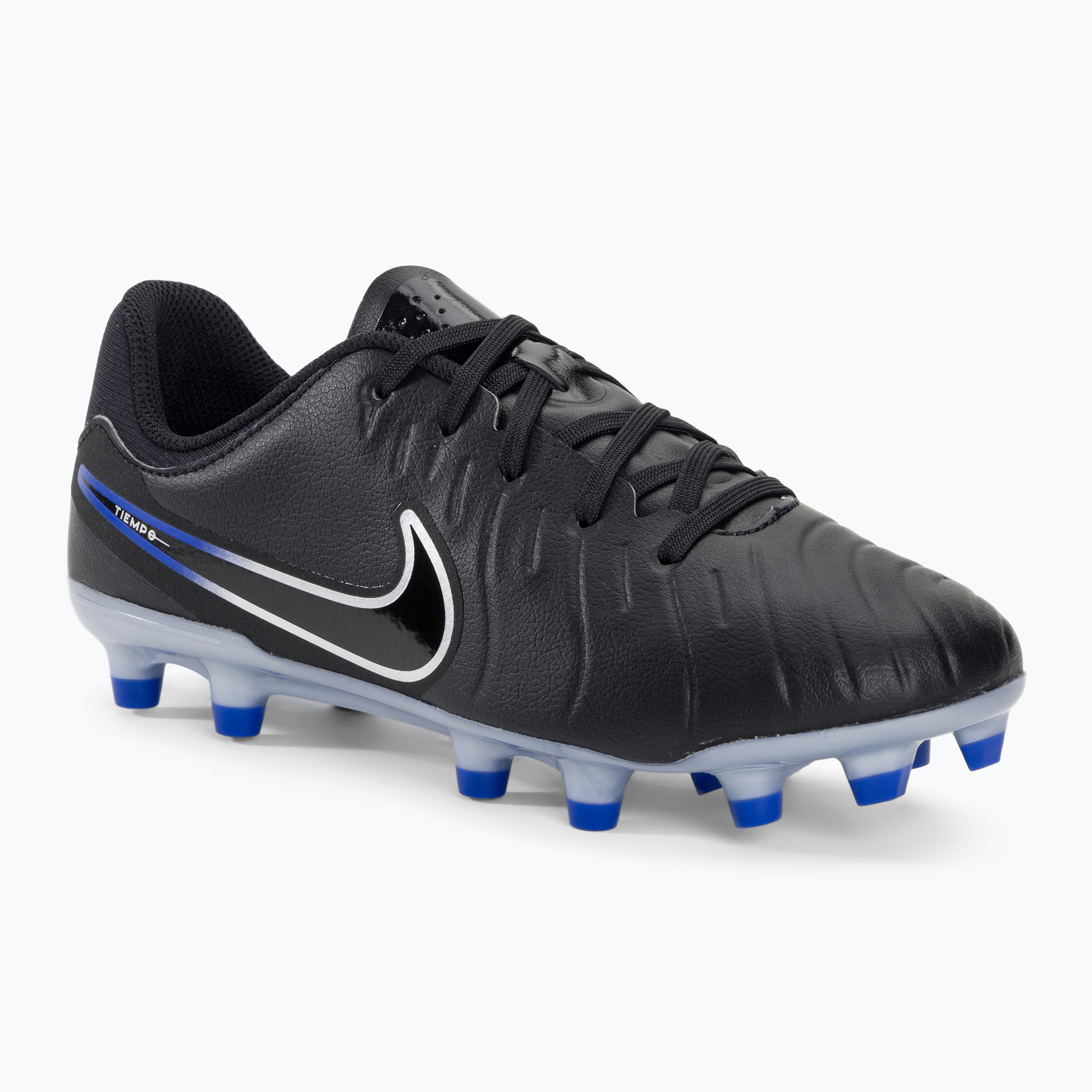 Kinder Fußballschuhe Jr Legend 10 Academy FG/MG schwarz/chrom/hyper real (Jr Legend 10 Academy FG/MG DV4348)