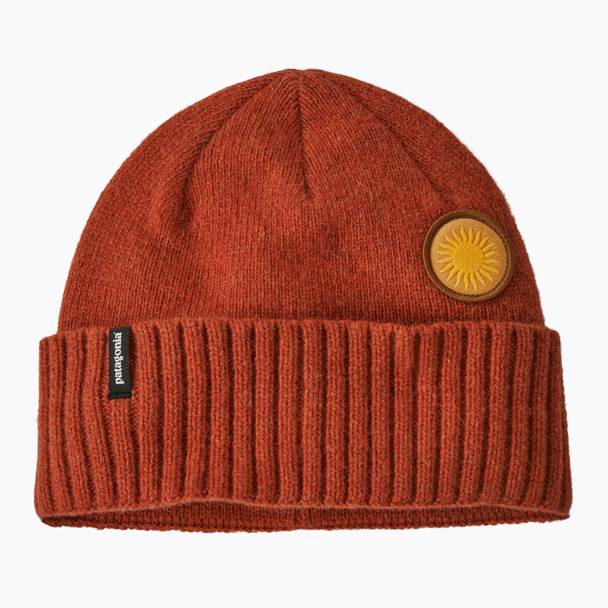 Patagonia Brodeo Wintermütze spirited sun/brüniert rot (Brodeo Beanie 29206)