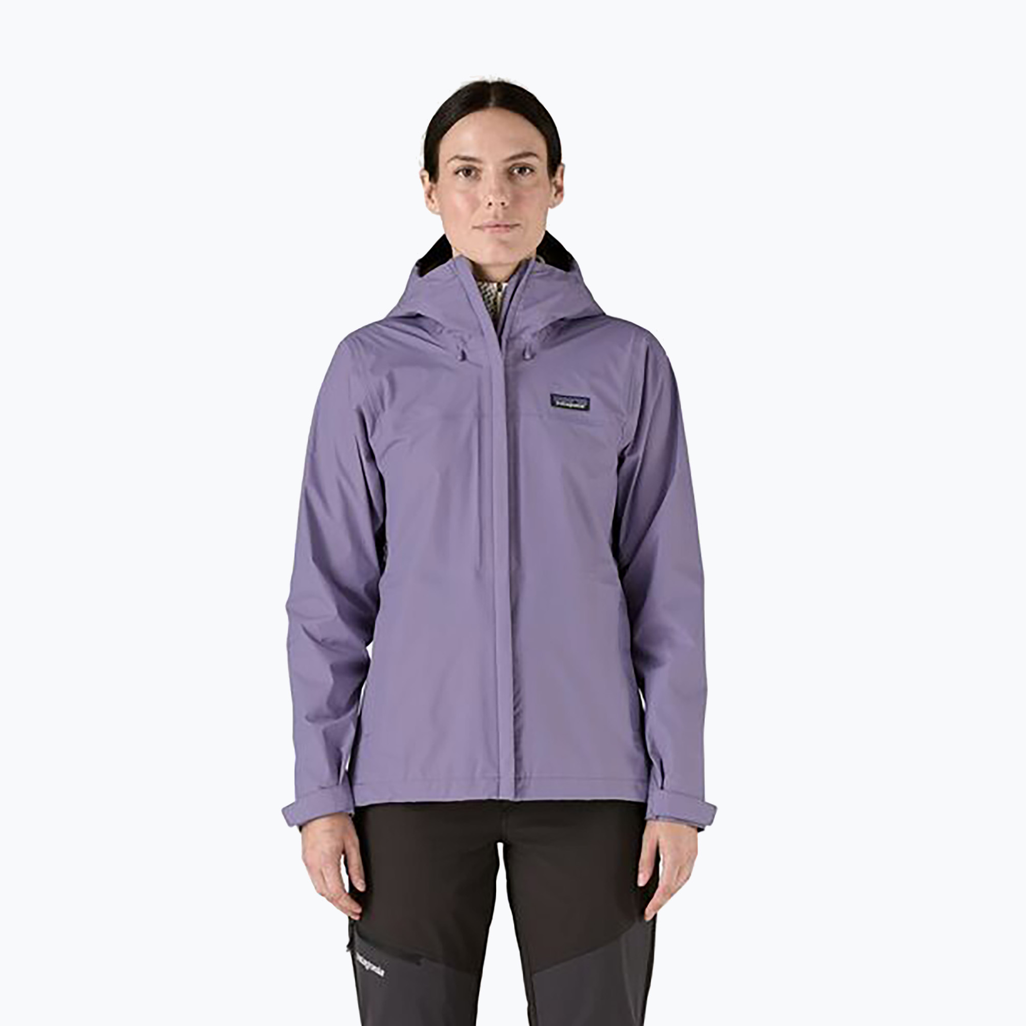 Damen Patagonia Torrentshell 3L Regenjacke Beton lila (Torrentshell 3L Rain 85246)