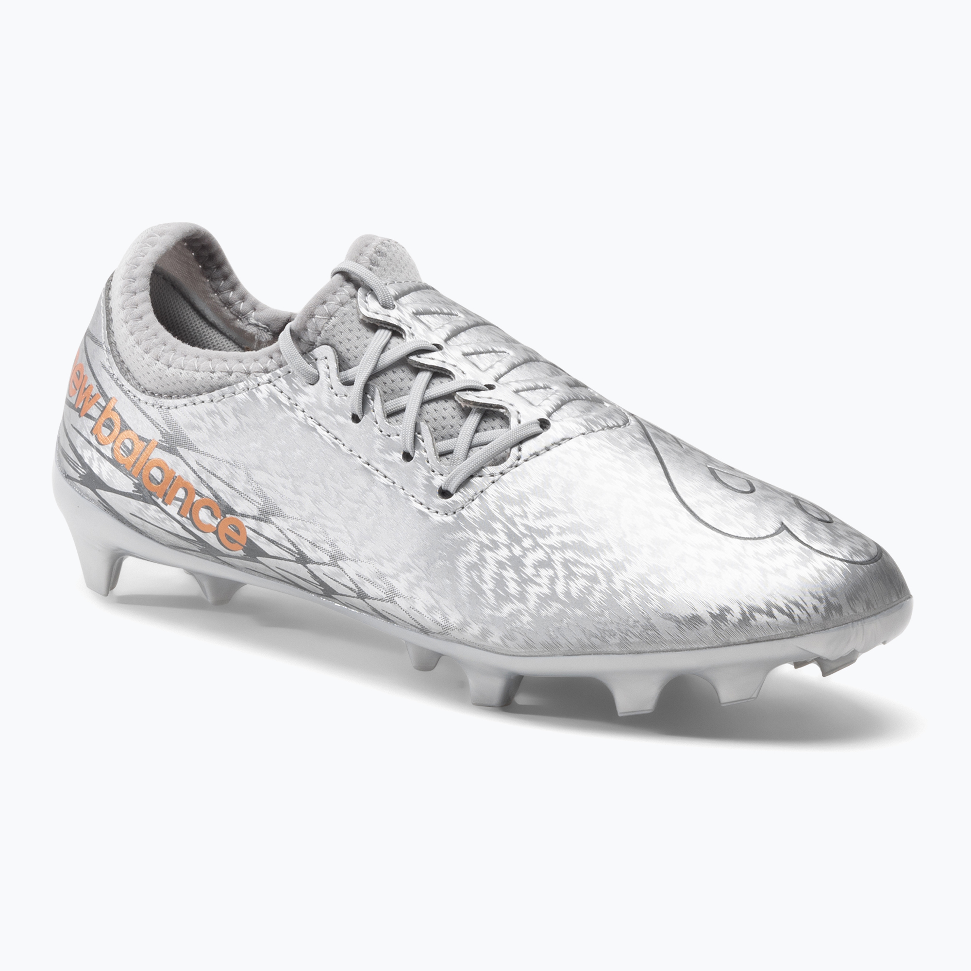 Kinder Fußballschuhe New Balance Furon V7 Dispatch FG Jr silber (Furon Dispatch V7+ FG SJF3FGG7)