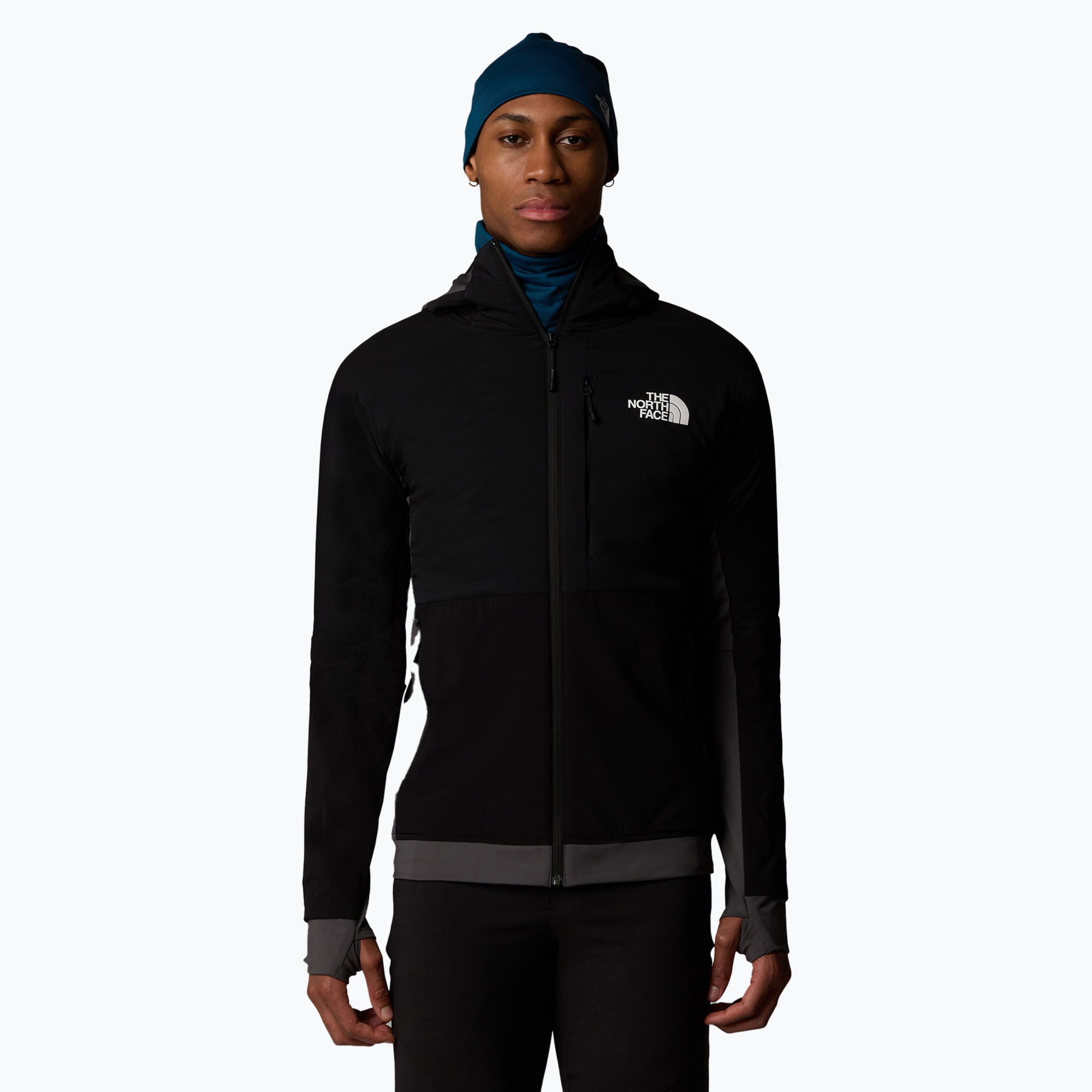 Hybrid Jacke Herren The North Face Binntal Hybrid Ventrix Hoodie black/black/ant (Binntal Hybrid Ventrix Hoodie NF0A87H17IZ1)
