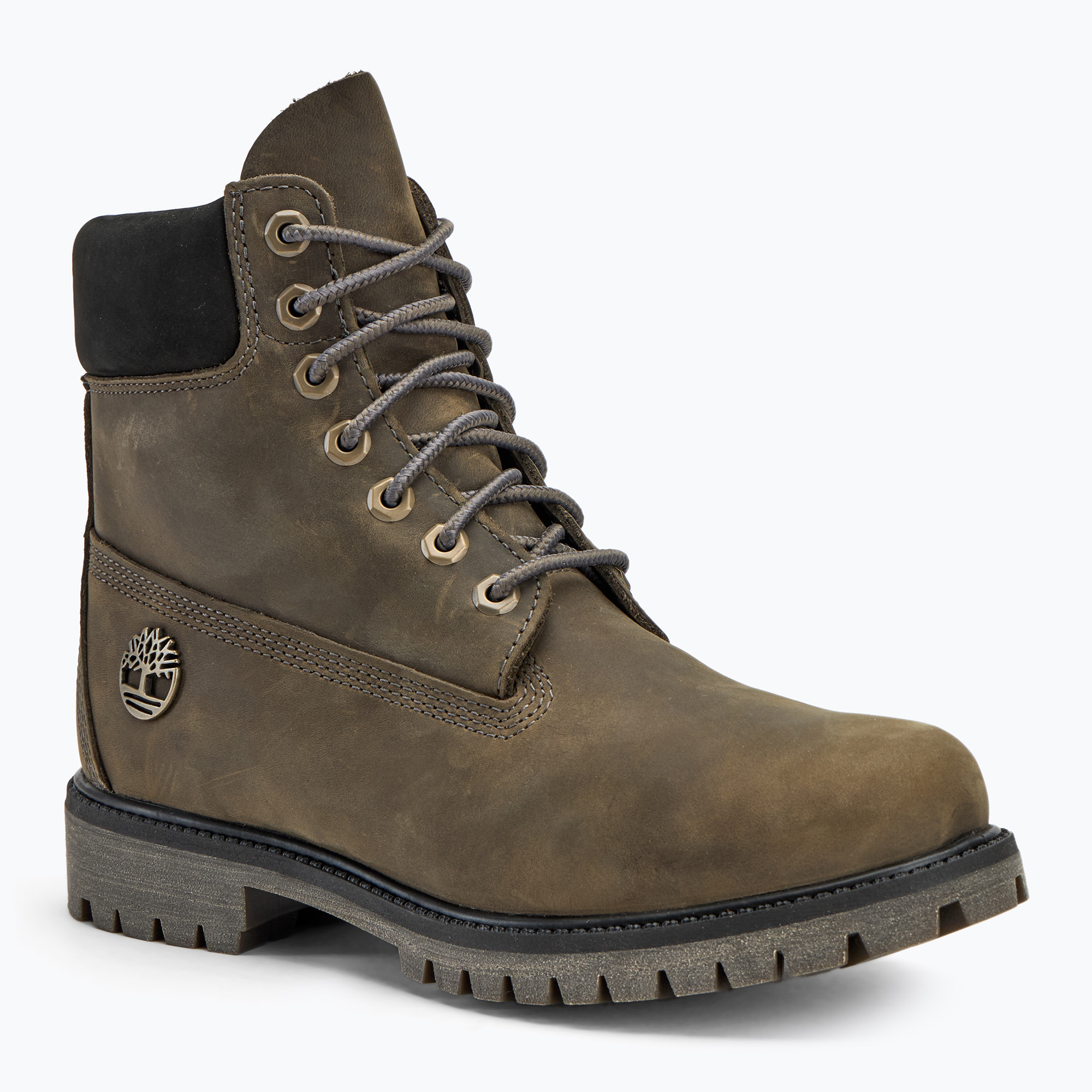 Schuhe Herren Timberland Premium 6 In Lace medium grey full grain (Premium 6 In Lace TB0A2P6WEL71)