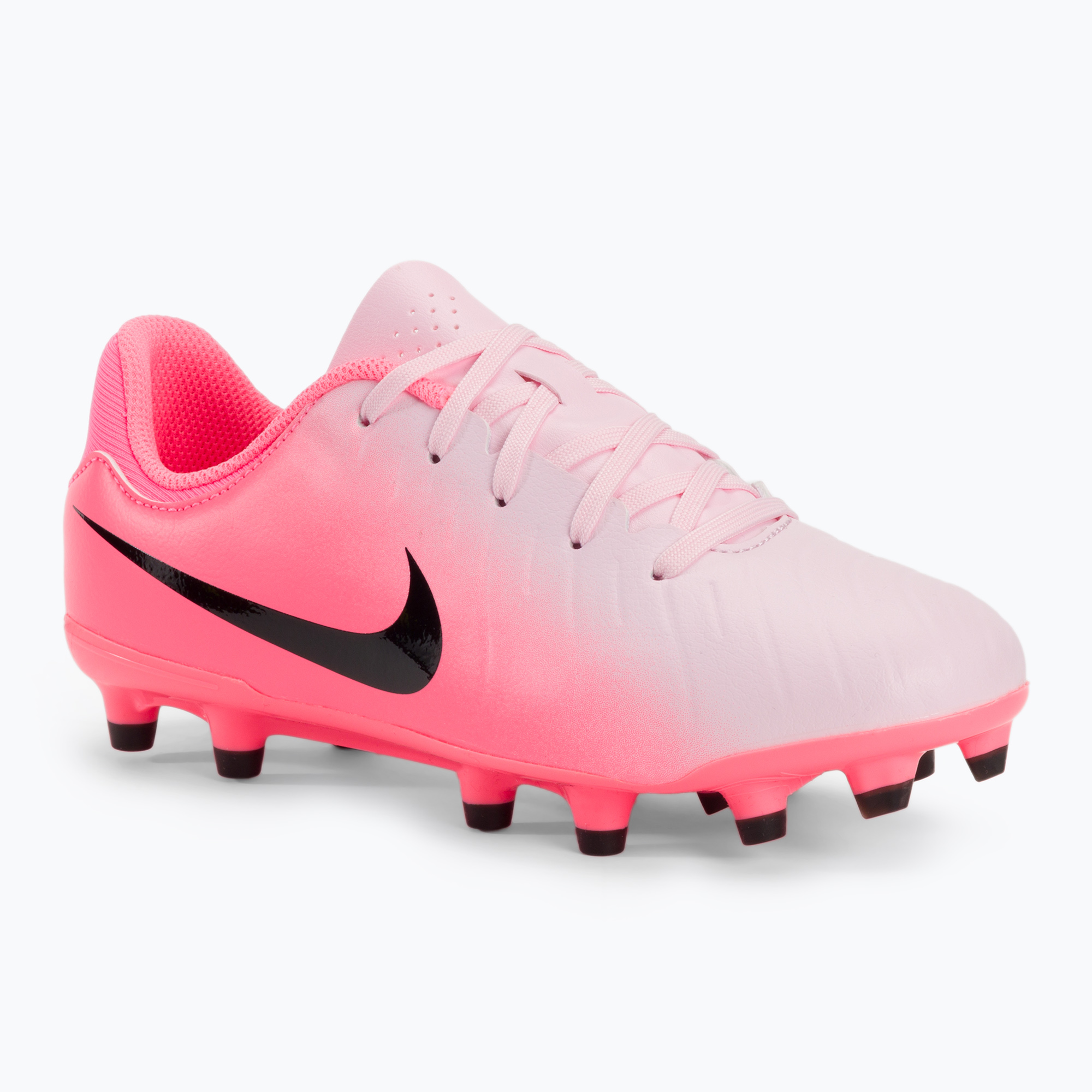 Nike Tiempo Emerald Legend 10 Academy FG/MG rosa Schaumstoff/schwarz Kinder Fußballschuhe (Tiempo Emerald Legend 10 Academy DV4348-601)