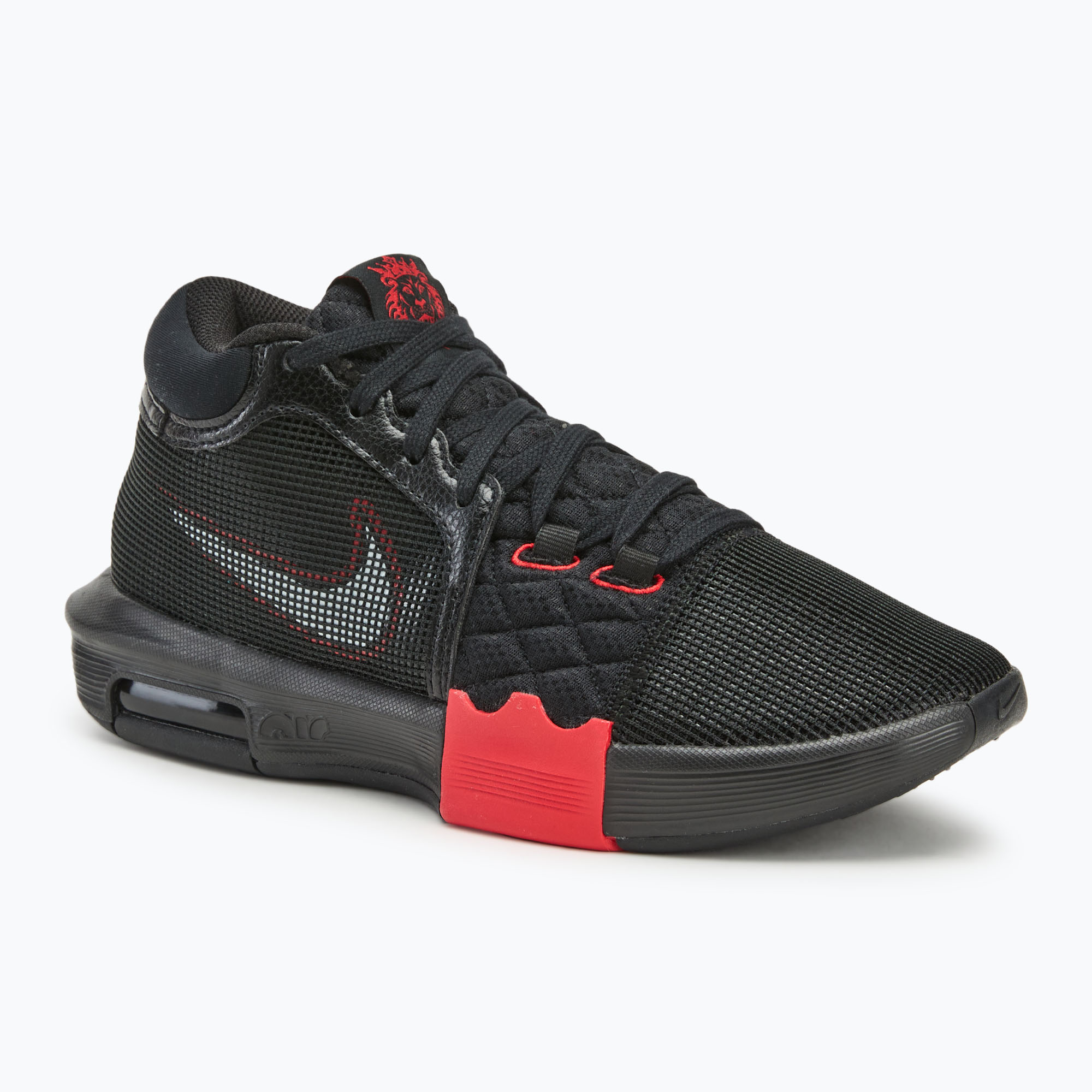 Basketballschuhe Herren Nike LeBron Witness 8 black/ university red/ white (LeBron Witness 8 FB2239-005)