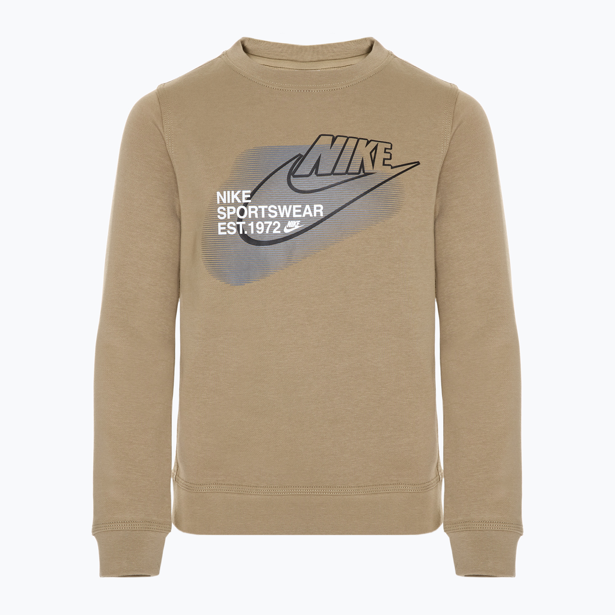 Sweatshirt Hoodie Kinder Nike Sportswear Standard Issue Crew-Neck khaki (Sportswear Standard Issue Crew-Neck HM4336-247)