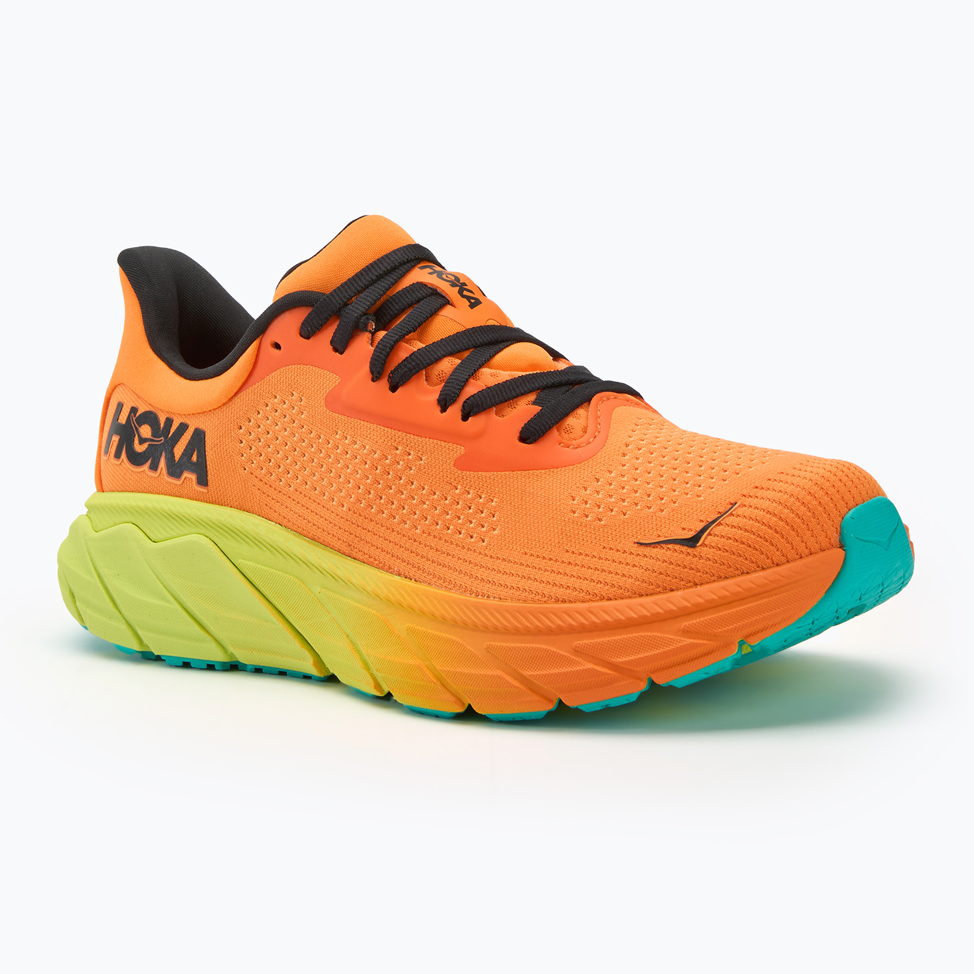 Herren Laufschuhe HOKA Arahi 7 electric tangerine/schwarz (Arahi 7 1147850-EGR)