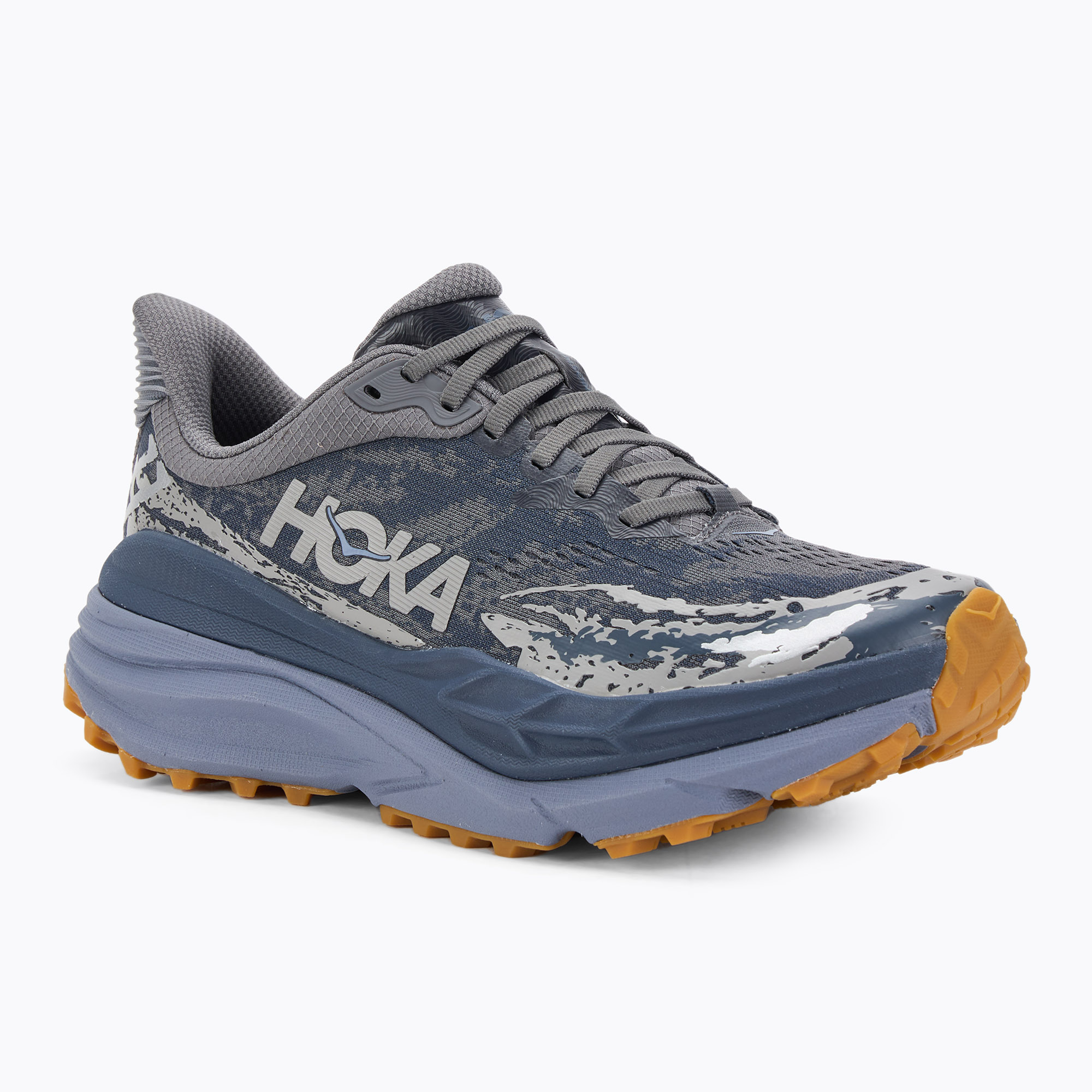Laufschuhe Herren HOKA Stinson 7 satellite grey/varsity navy (Stinson 7 1141530-SRYV)