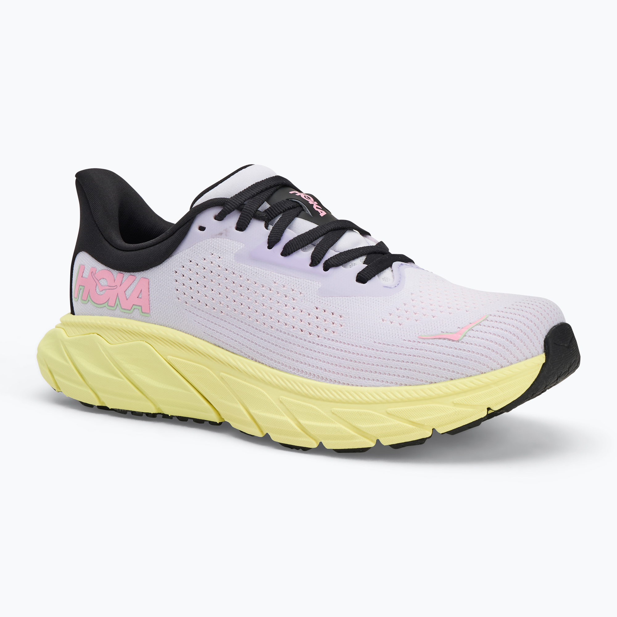 Laufschuhe Damen HOKA Arahi 7 Wide starlight glow/yuzu (Arahi 7 Wide 1147890-SWY)