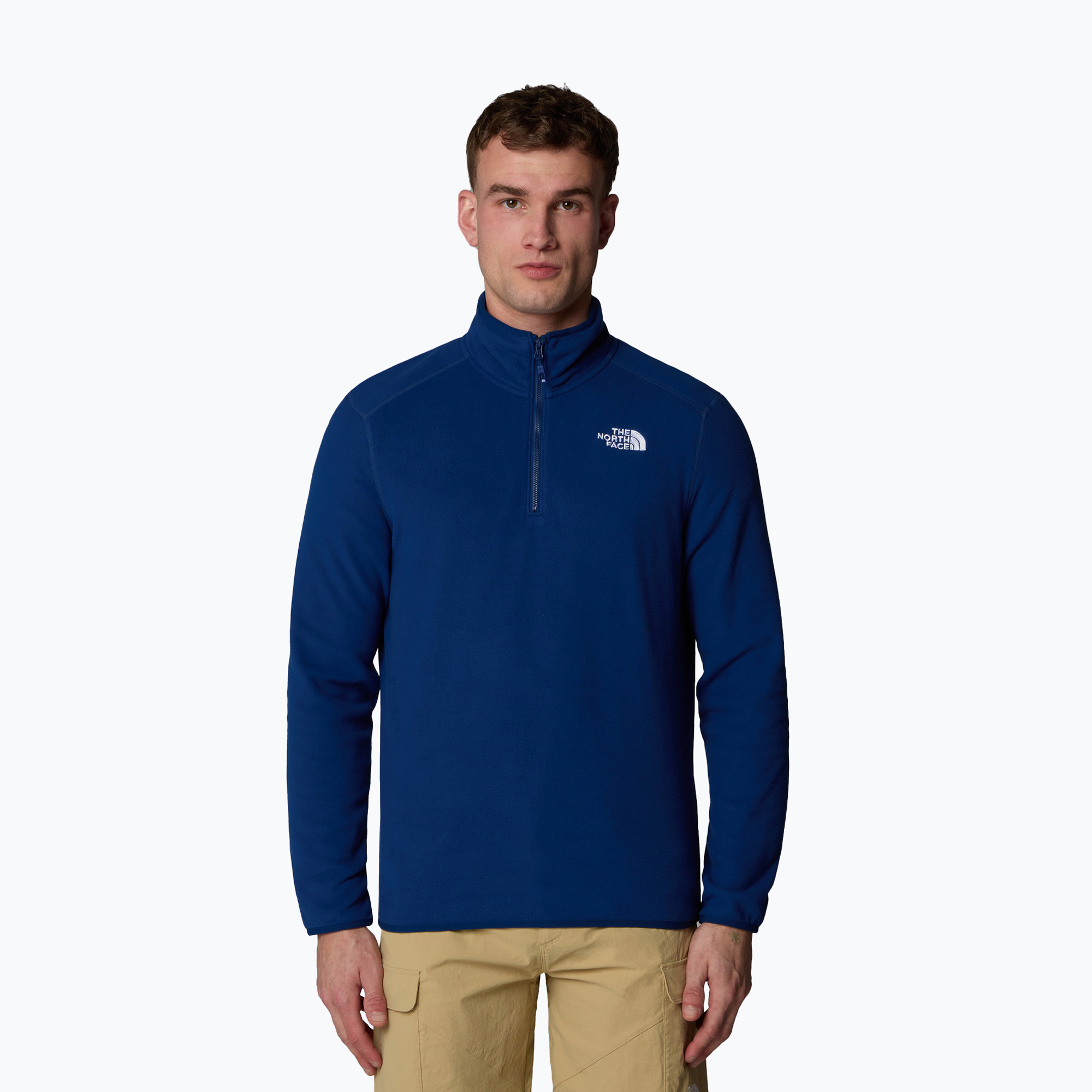 Hoodie Sweatshirt Herren The North Face 100 Glacier 1/4 Zip estate blue (100 Glacier 1/4 Zip NF0A855WD1R1)