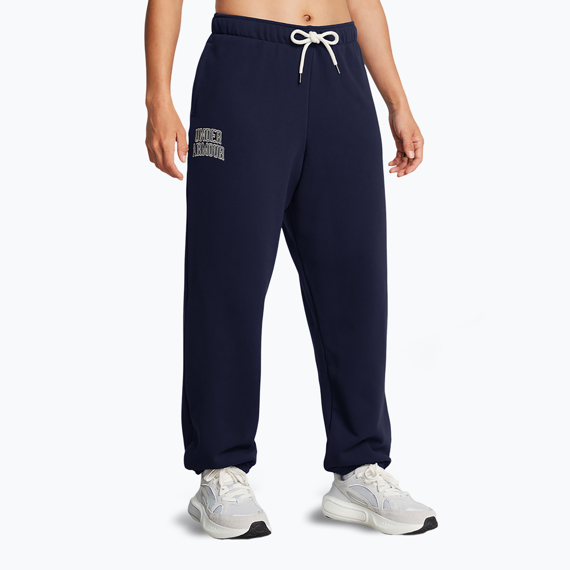 Women's Under Armour Icon Heavyweight Terry Oversized midnight navy/summit white Hose (Icon Heavyweight Terry Oversized 1386496-410)