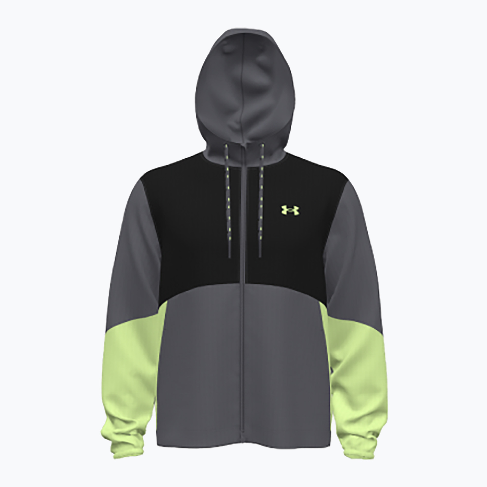 Trainingsjacke Herren Under Armour Legacy Windbreaker castlerock/morph green