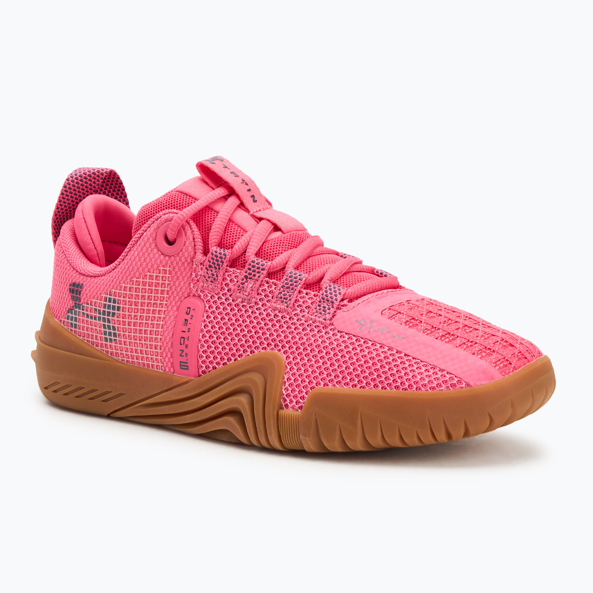 Trainingsschuhe Damen Under Armour TriBase Reign 6 super pink/super pink/downpour gray