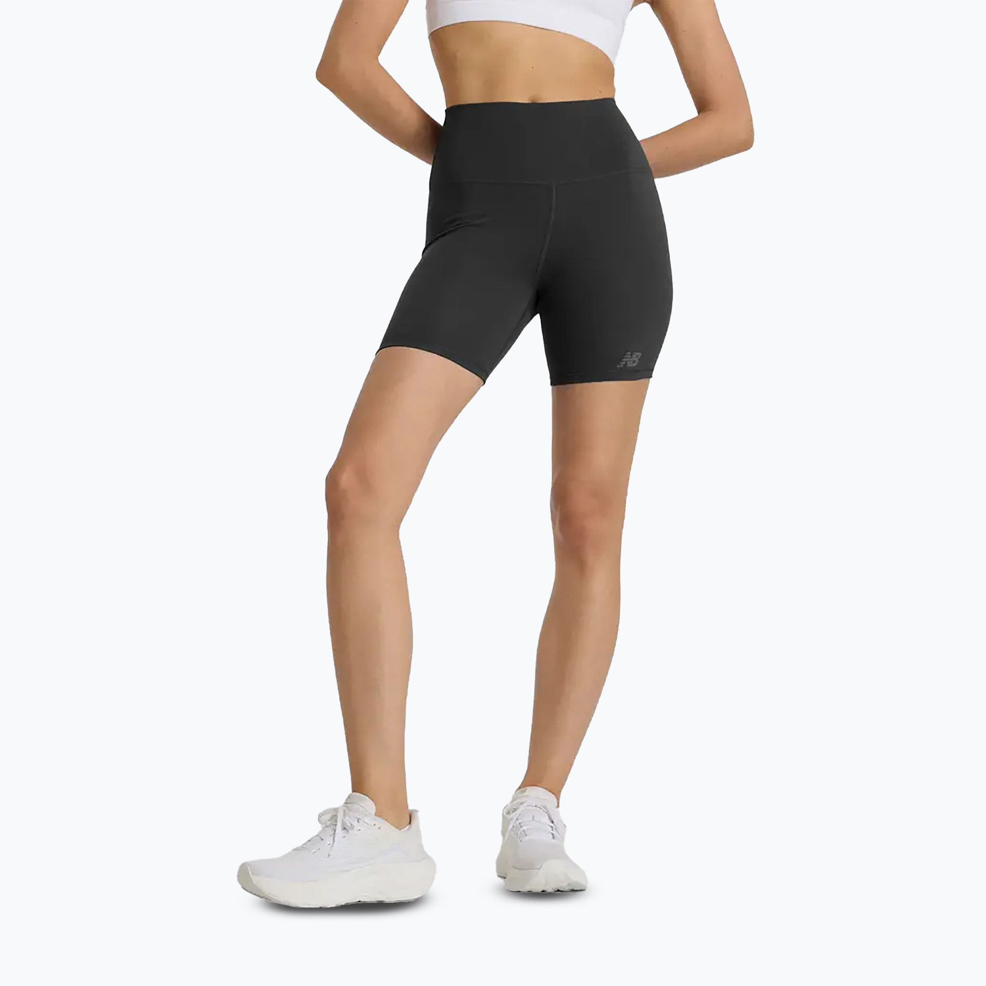 Damen New Balance Harmony High Rise Shorts schwarz (Harmony High Rise WS51114BK)