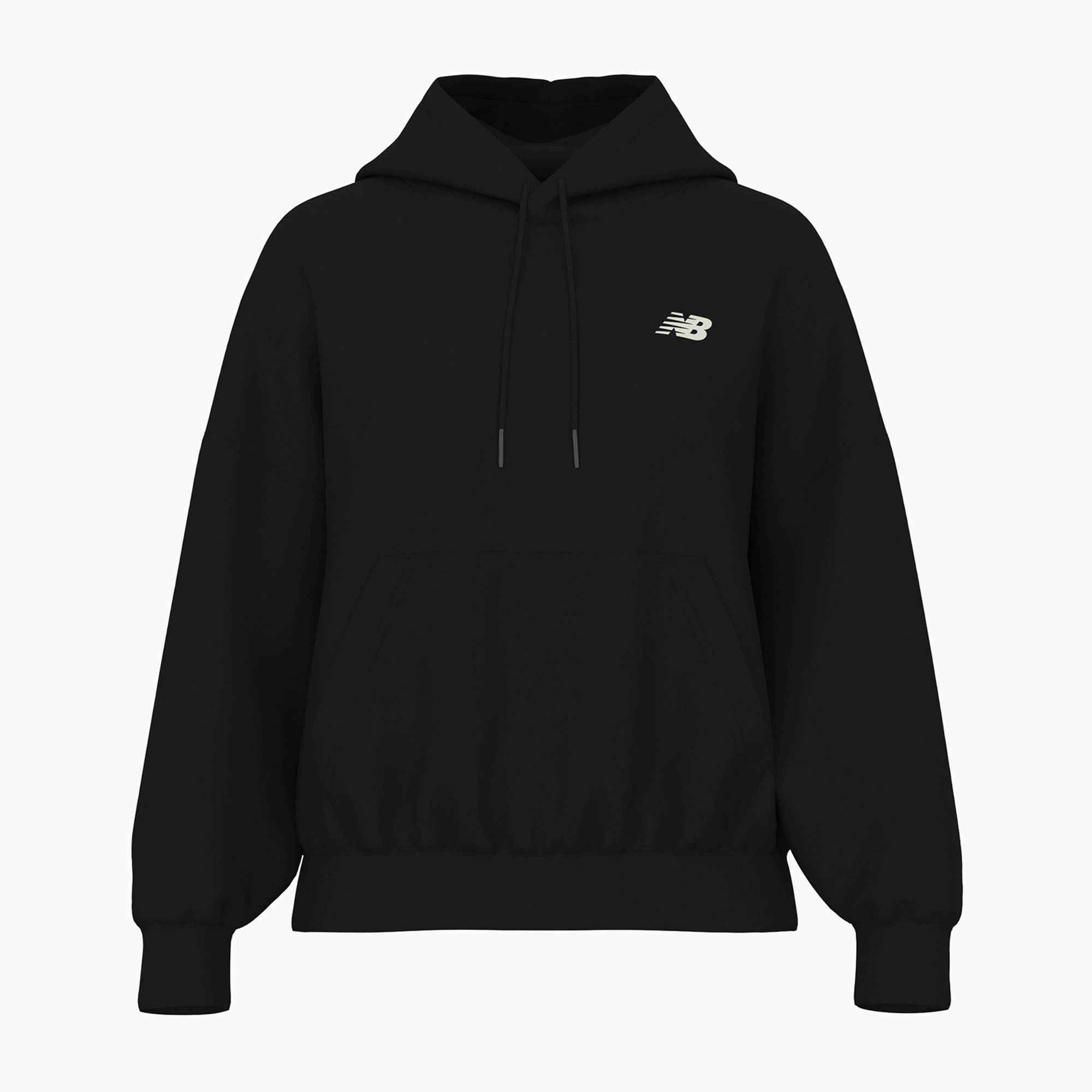 Damen New Balance Reimagine Fleece Hoodie schwarz (Reimagine Fleece Hoodie WT51518BK)