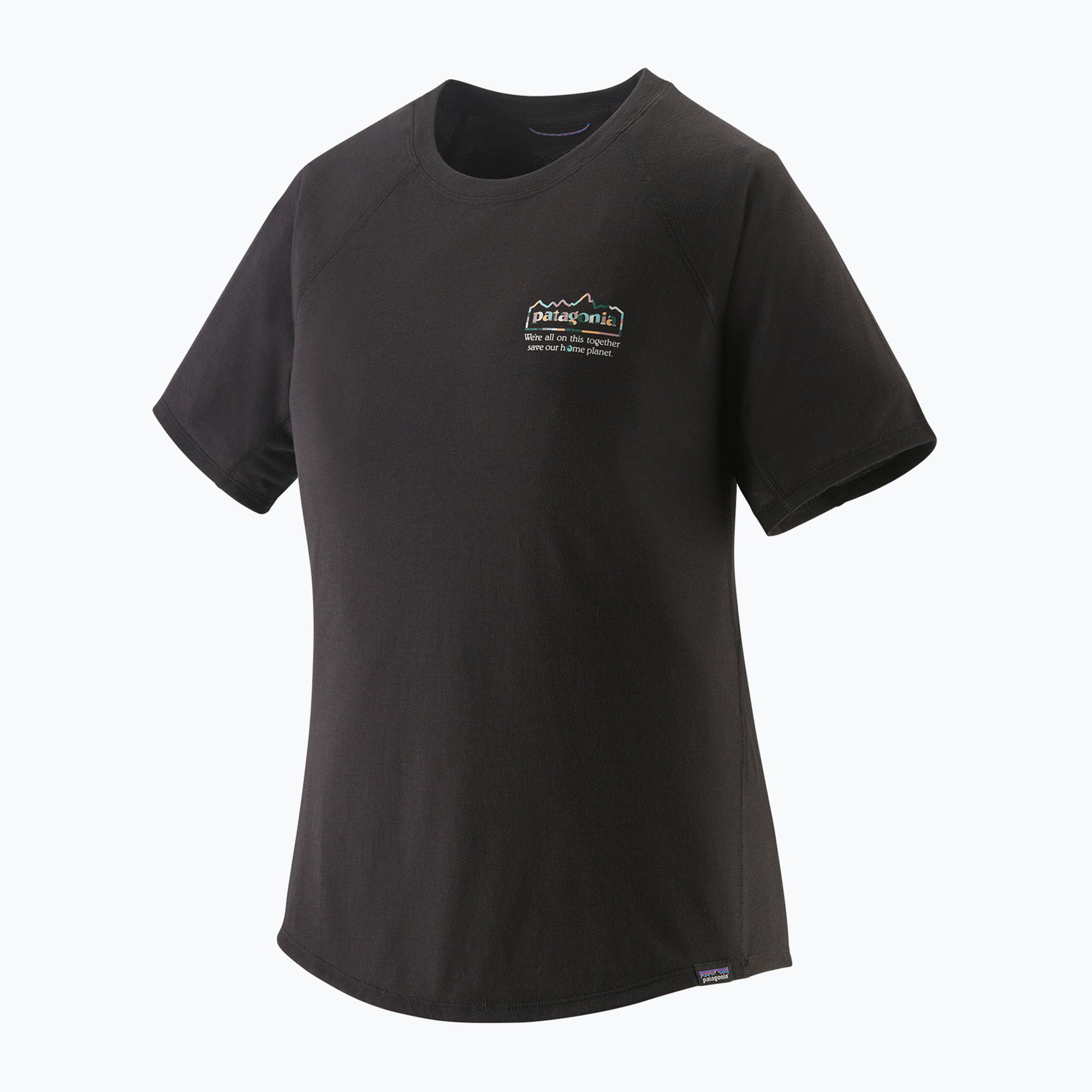 Damen Patagonia Capilene Cool Trail T-shirt Grafik Einheit fitz/schwarz (Capilene Cool Trail Graphic 23725)