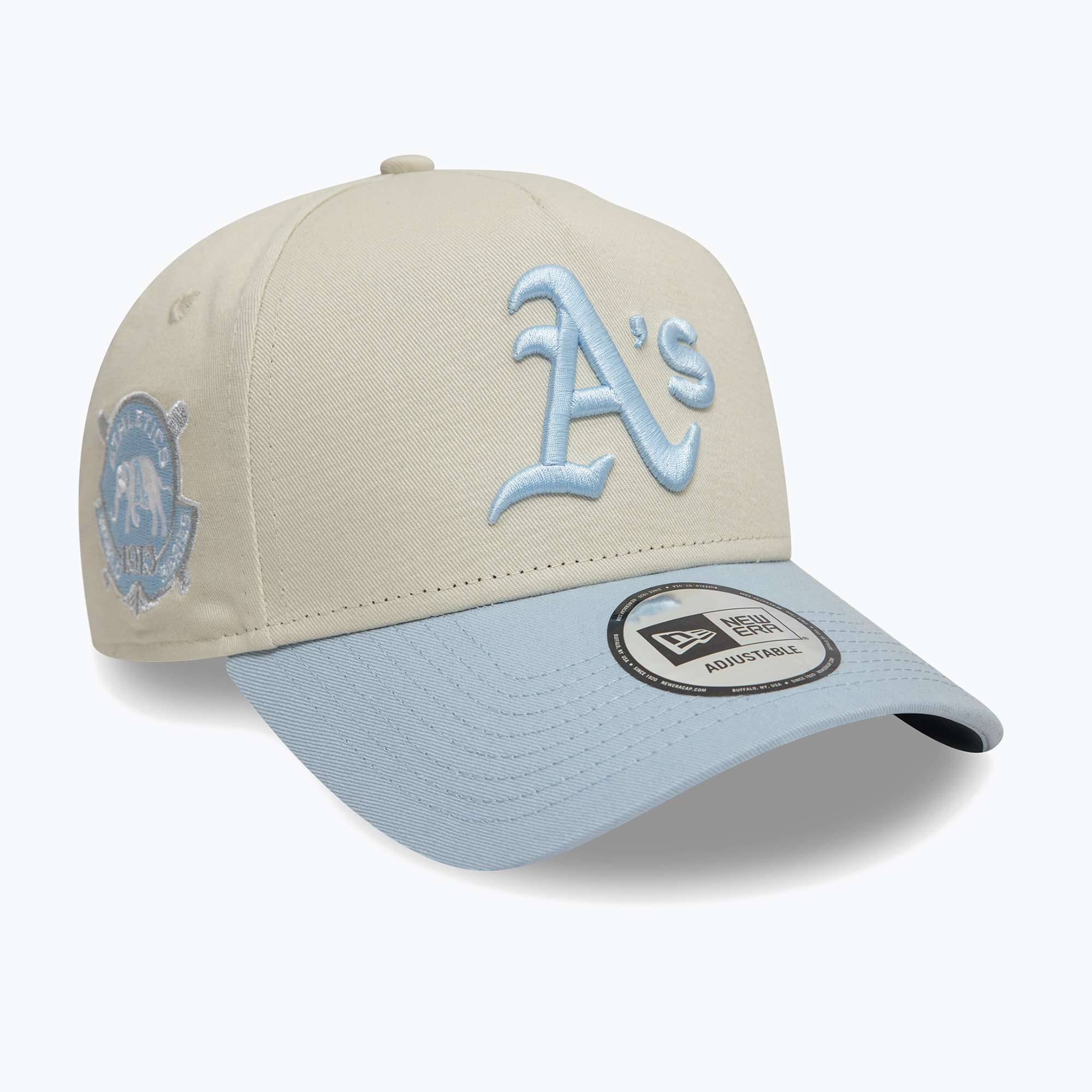 Neue Era WS Patch Eframe Oakland Athletics hellbeige Baseballmütze (WS Patch Eframe Oakland Athletics 60595238)