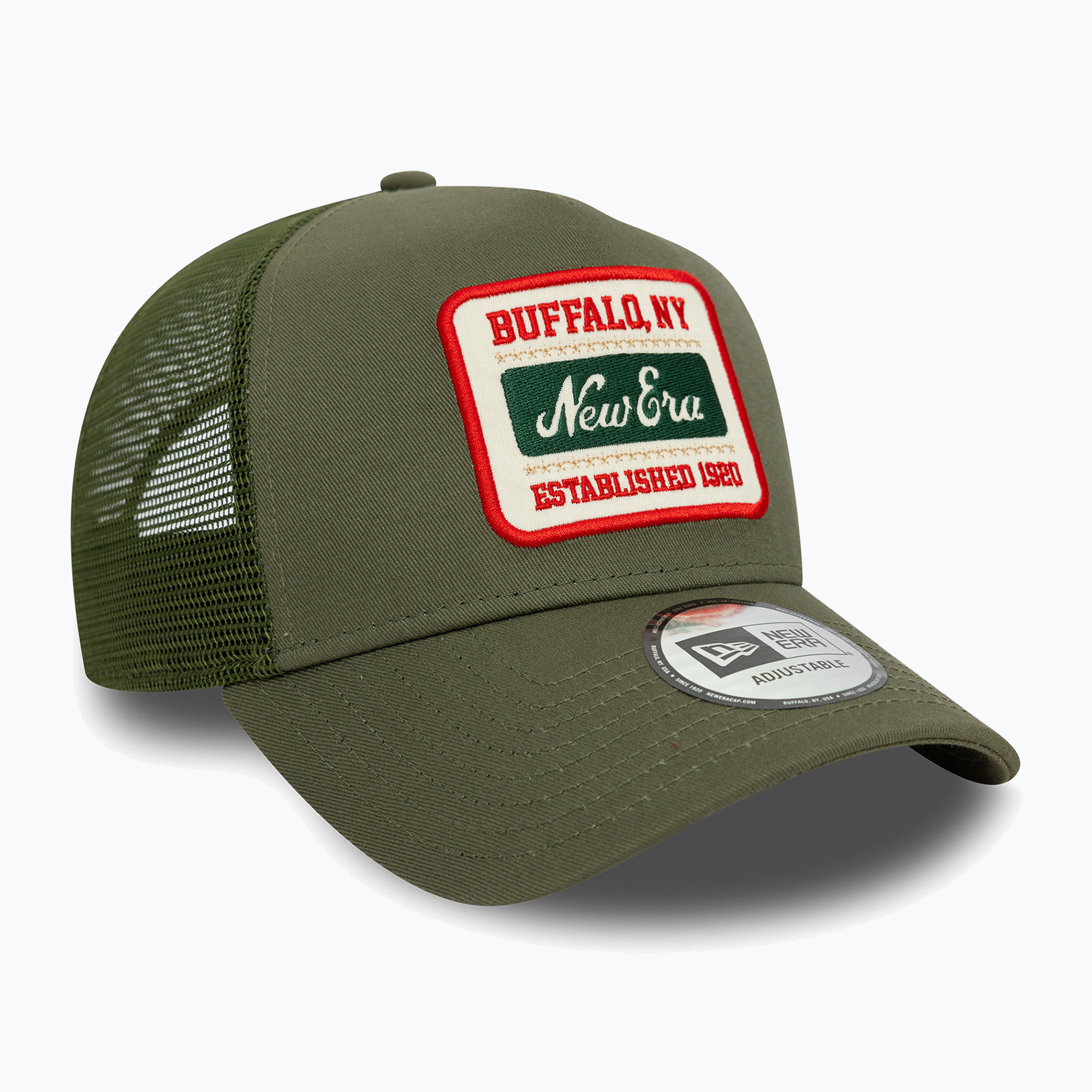 Neue Era NE Patch Trucker grün med Baseballmütze (NE Patch Trucker 60603678)