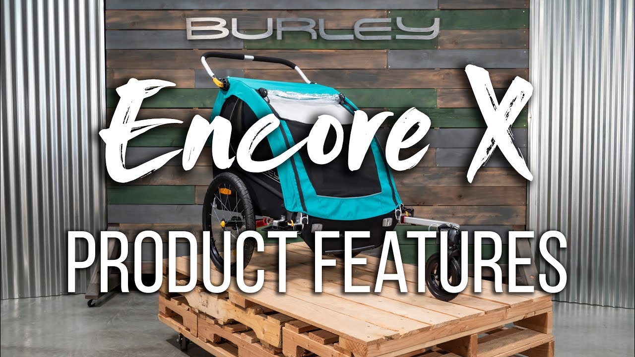 Burley Kinderfahrradanhänger Encore X blau BU-937101