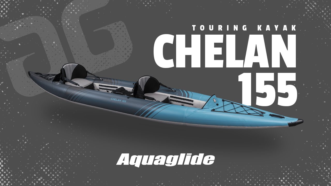 Aquaglide Chelan 155 blau 584121106 Aufblasbares 2-Personen-Kajak