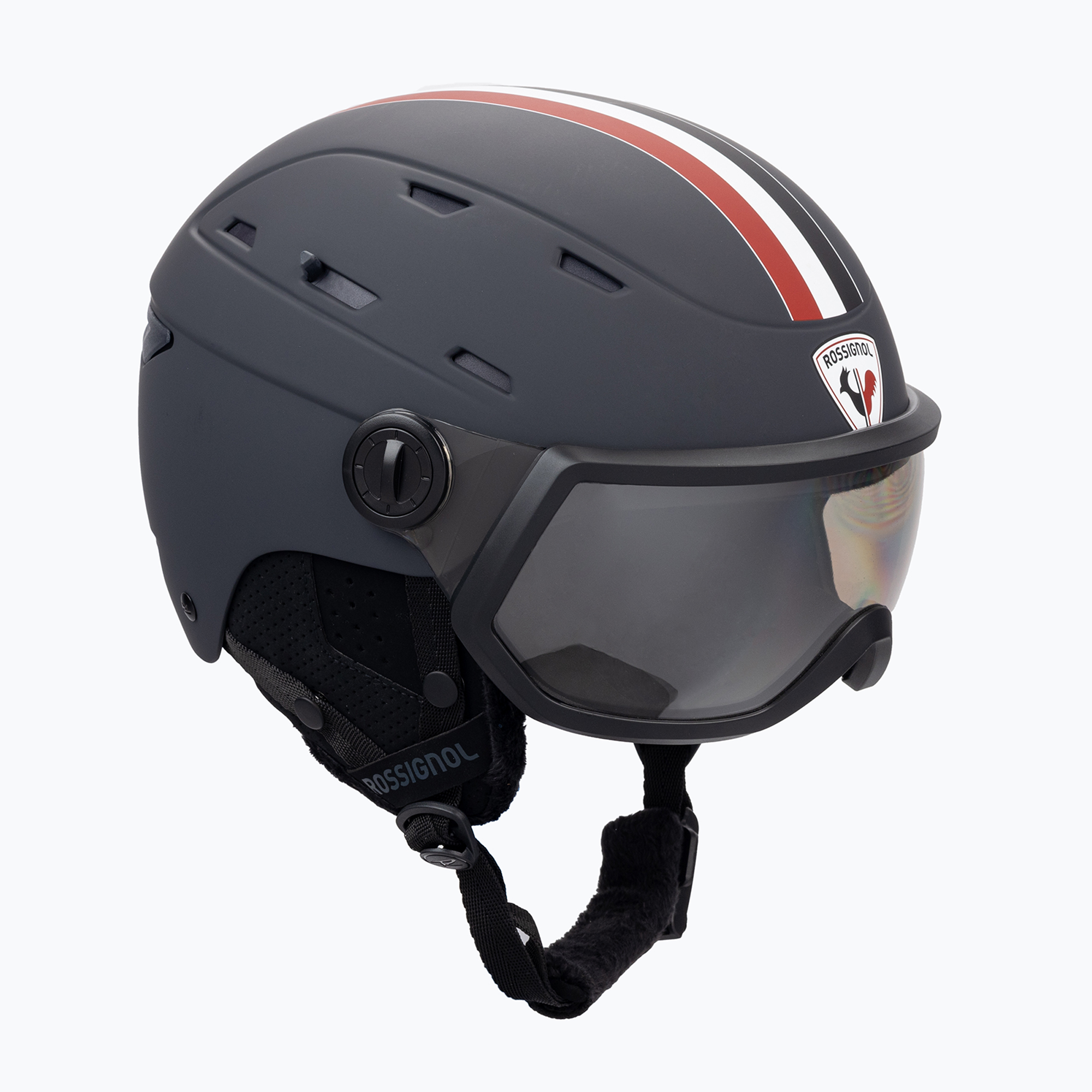 Skihelm Rossignol Allspeed Visor Imp Photo strato/ph grey (Allspeed Visor Impacts Photo RKKH200)
