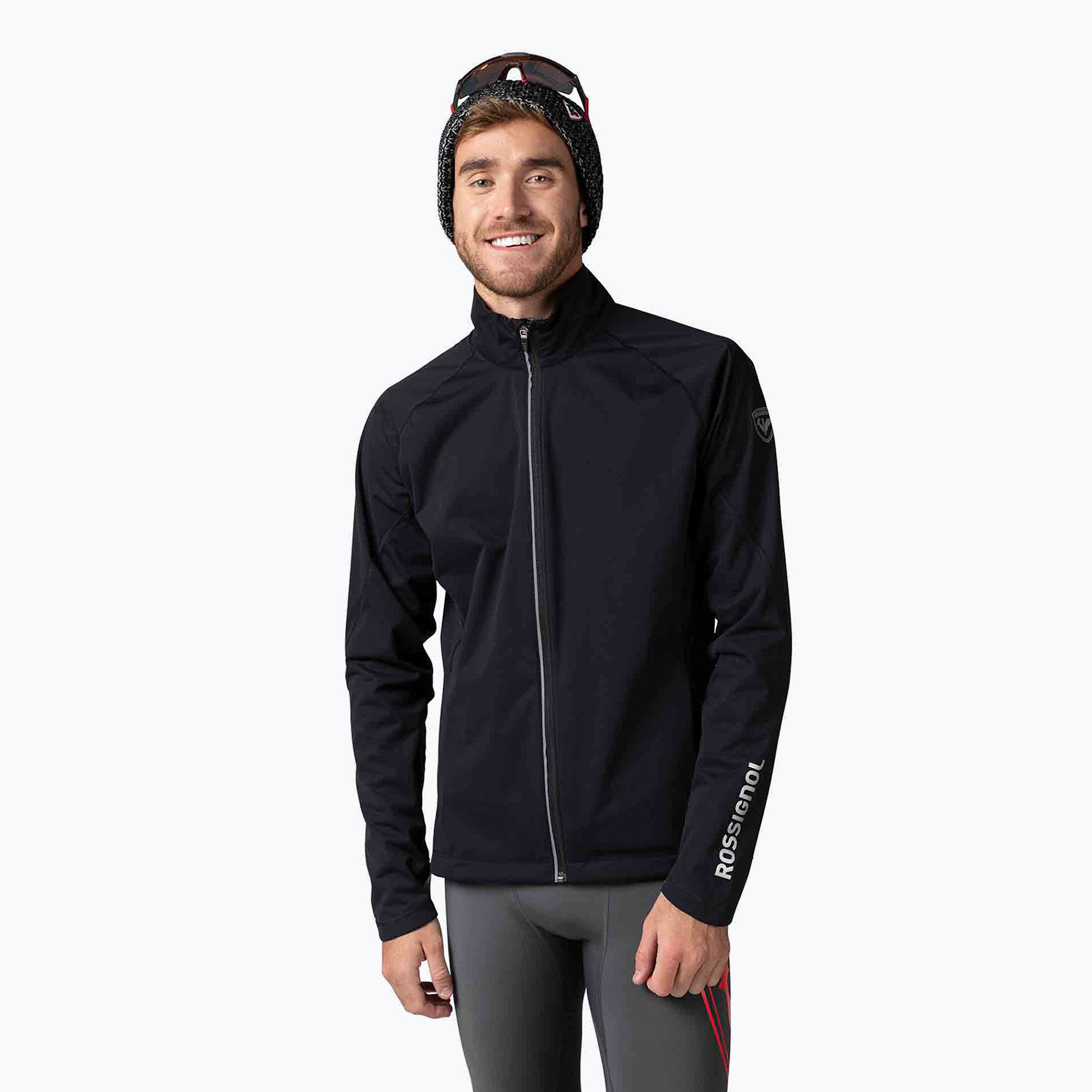 Jacke Herren Rossignol Poursuite black (Poursuite RLMMJ18_200)