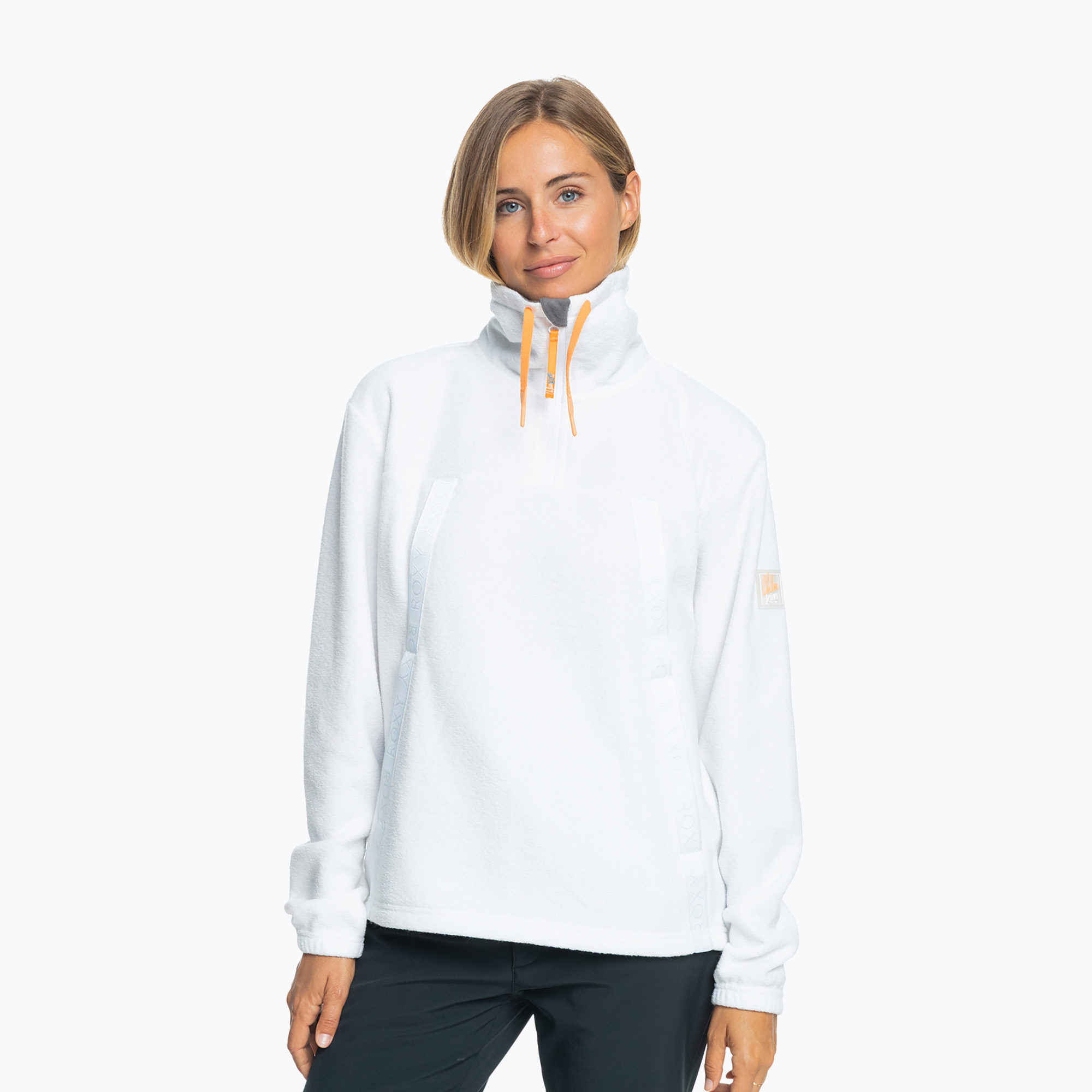 Damen Sweatshirt ROXY Chloe Kim Layer hellweiß (Chloe Kim Layer ERJFT04713)