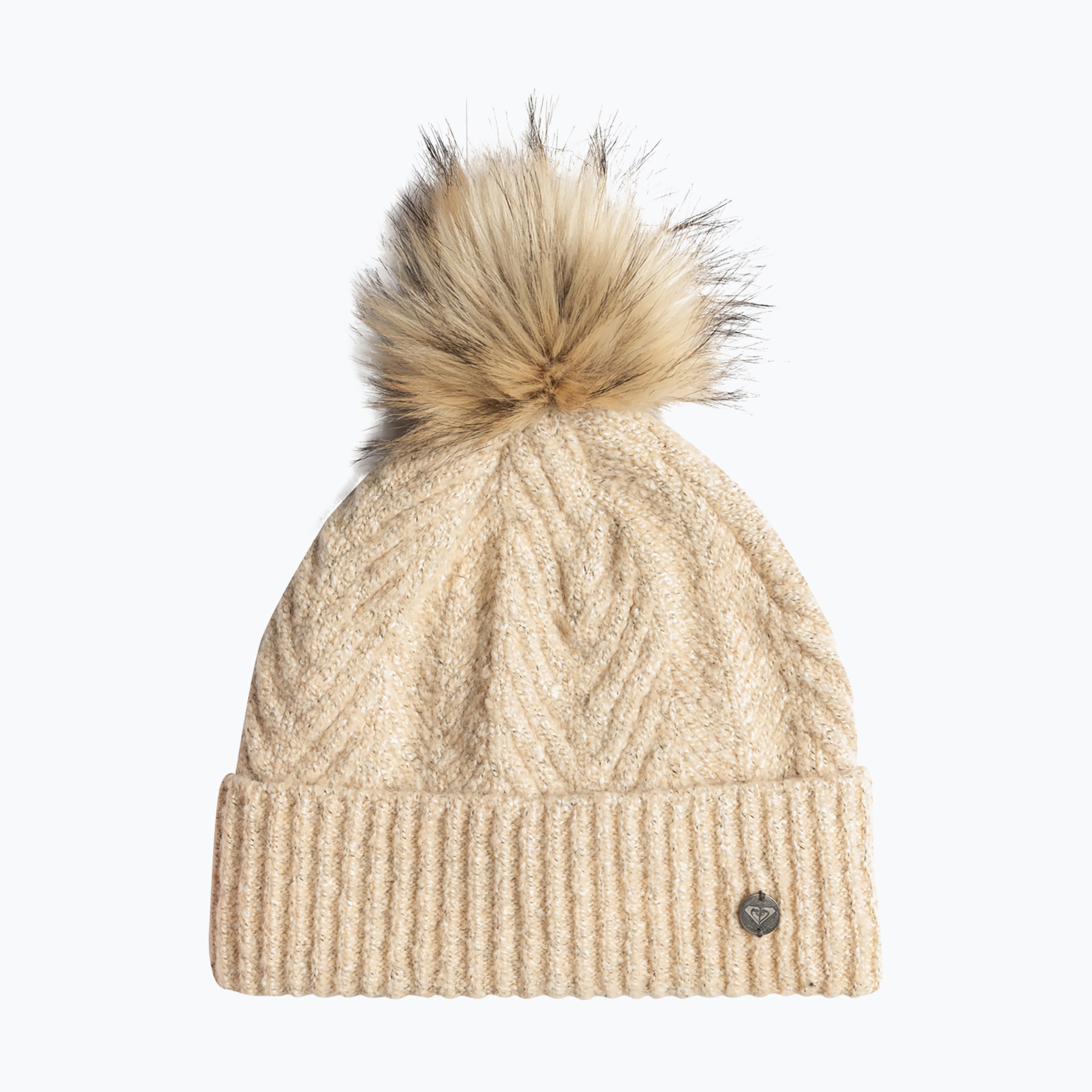 Wintermütze Damen ROXY Peak Chic pebble (Peak Chic ERJHA04282-TGJ0)