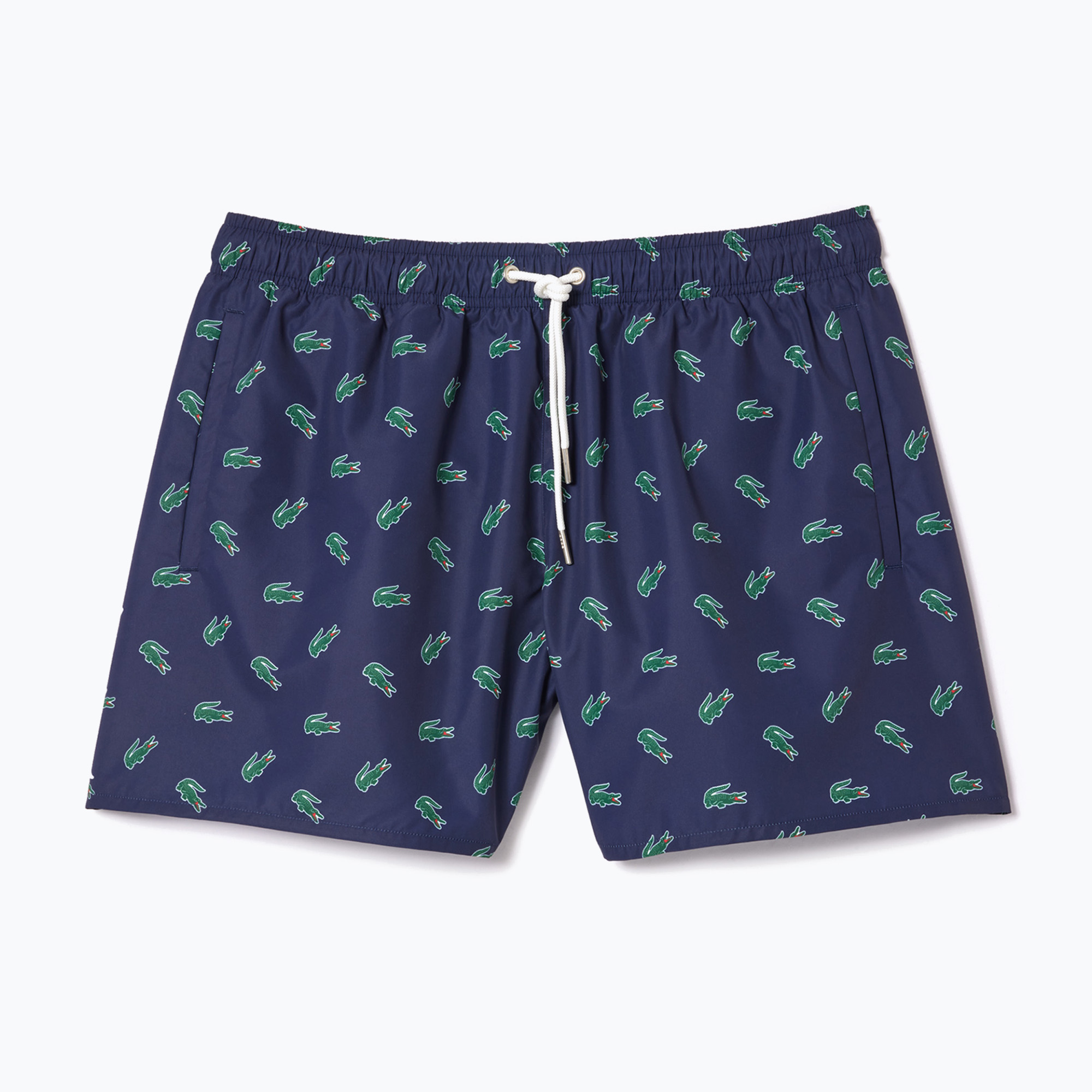 Herren Lacoste Badeshorts MH7188 navy blau/multico