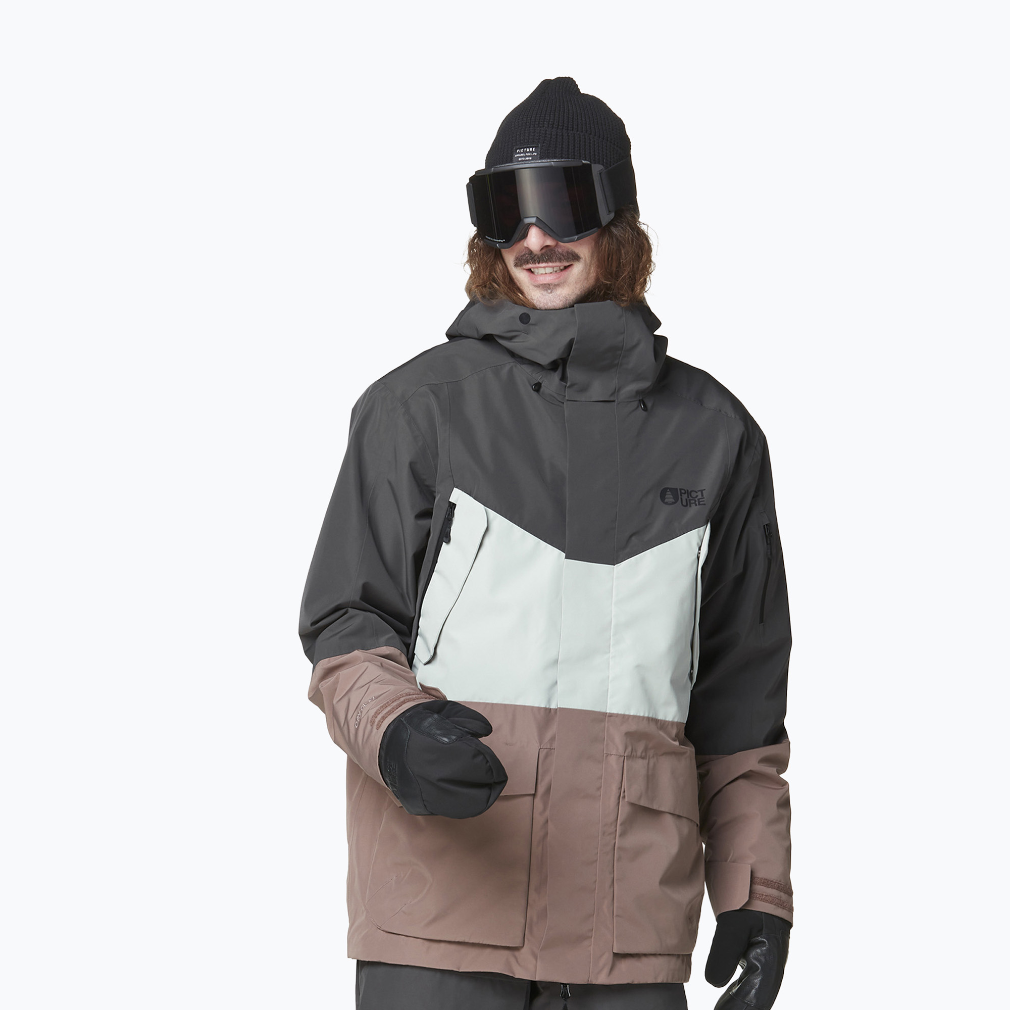 Skijacke Herren Picture U78 magnet / pigeon / deep taupe (U78 MVT0534)