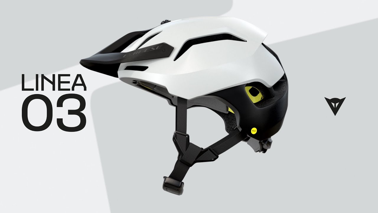 Fahrradhelm Dainese Linea 03 MIPS+ white/black