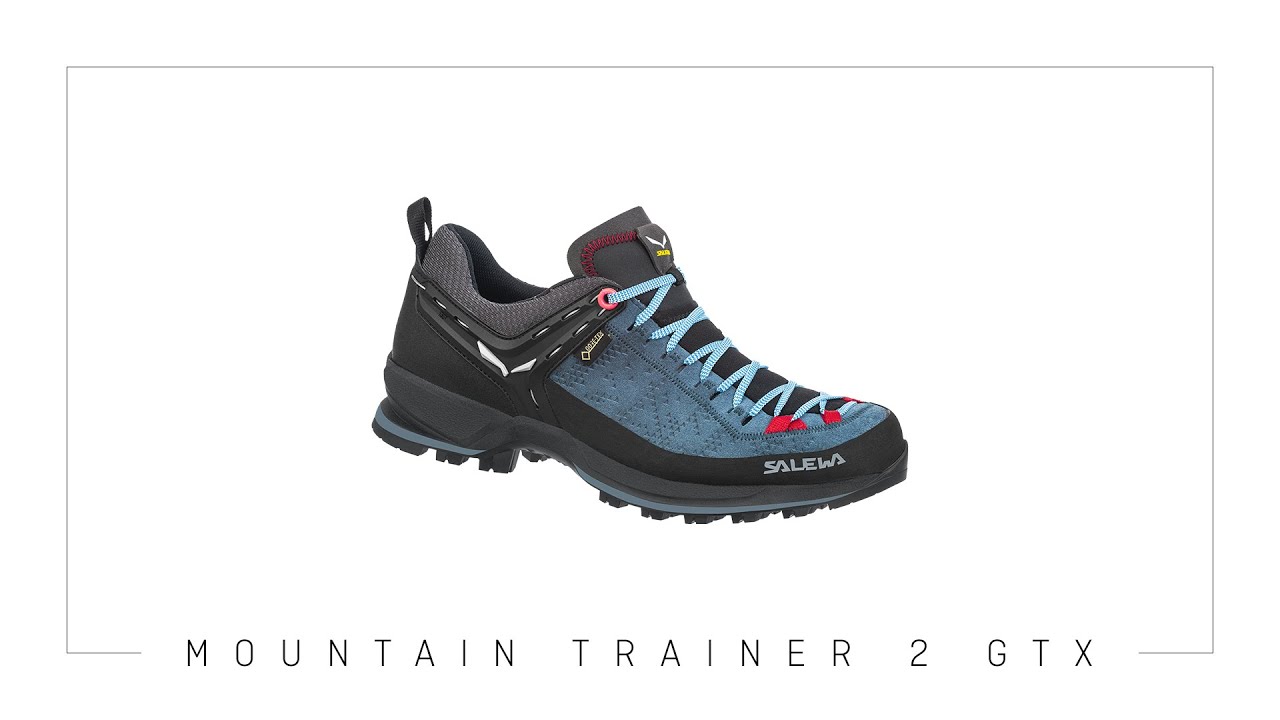 Damen-Trekkingstiefel Salewa MTN Trainer 2 GTX navy blau 00-0000061358