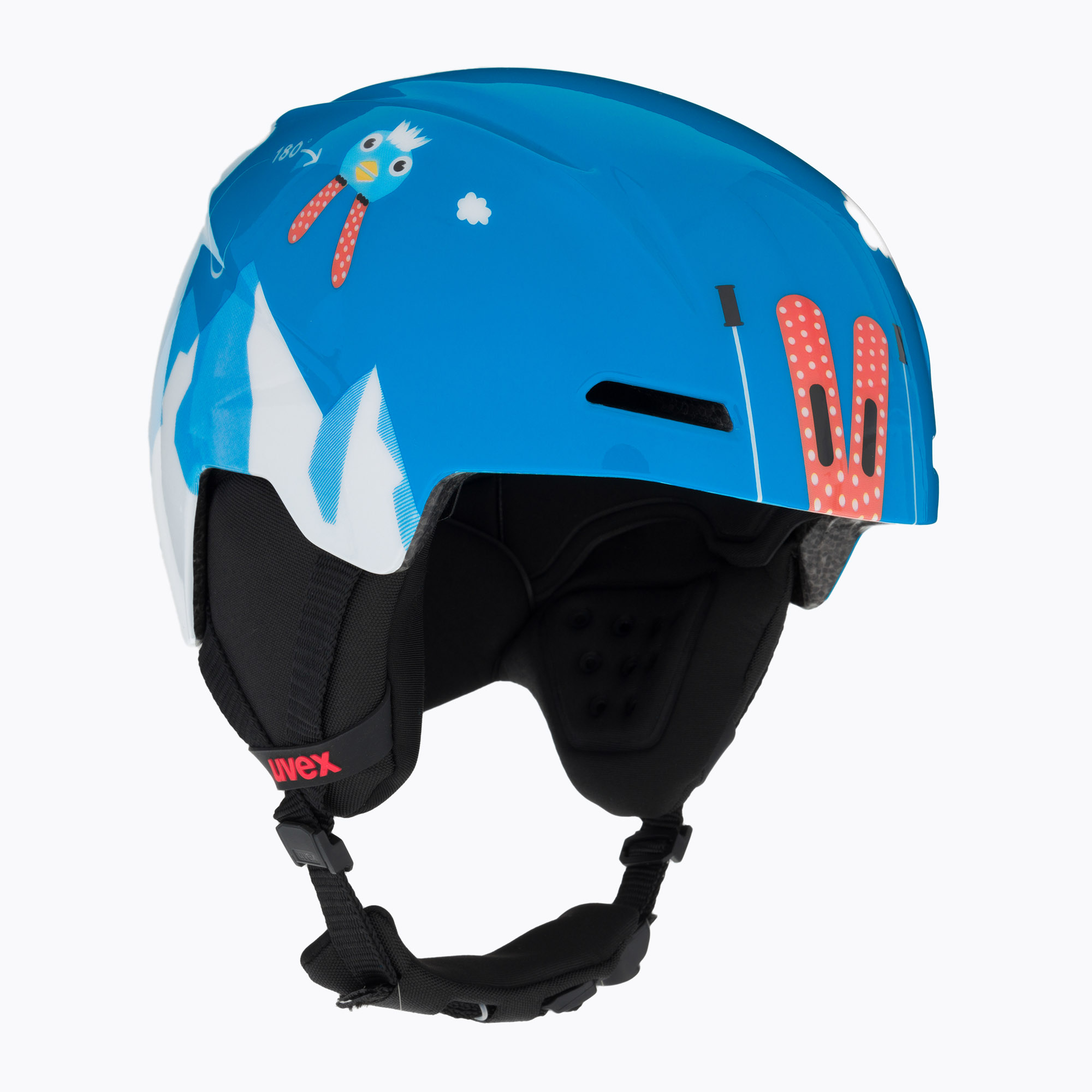 UVEX Kinderskihelm Viti blau Bär (Viti Jr 56/6/315/13/03)