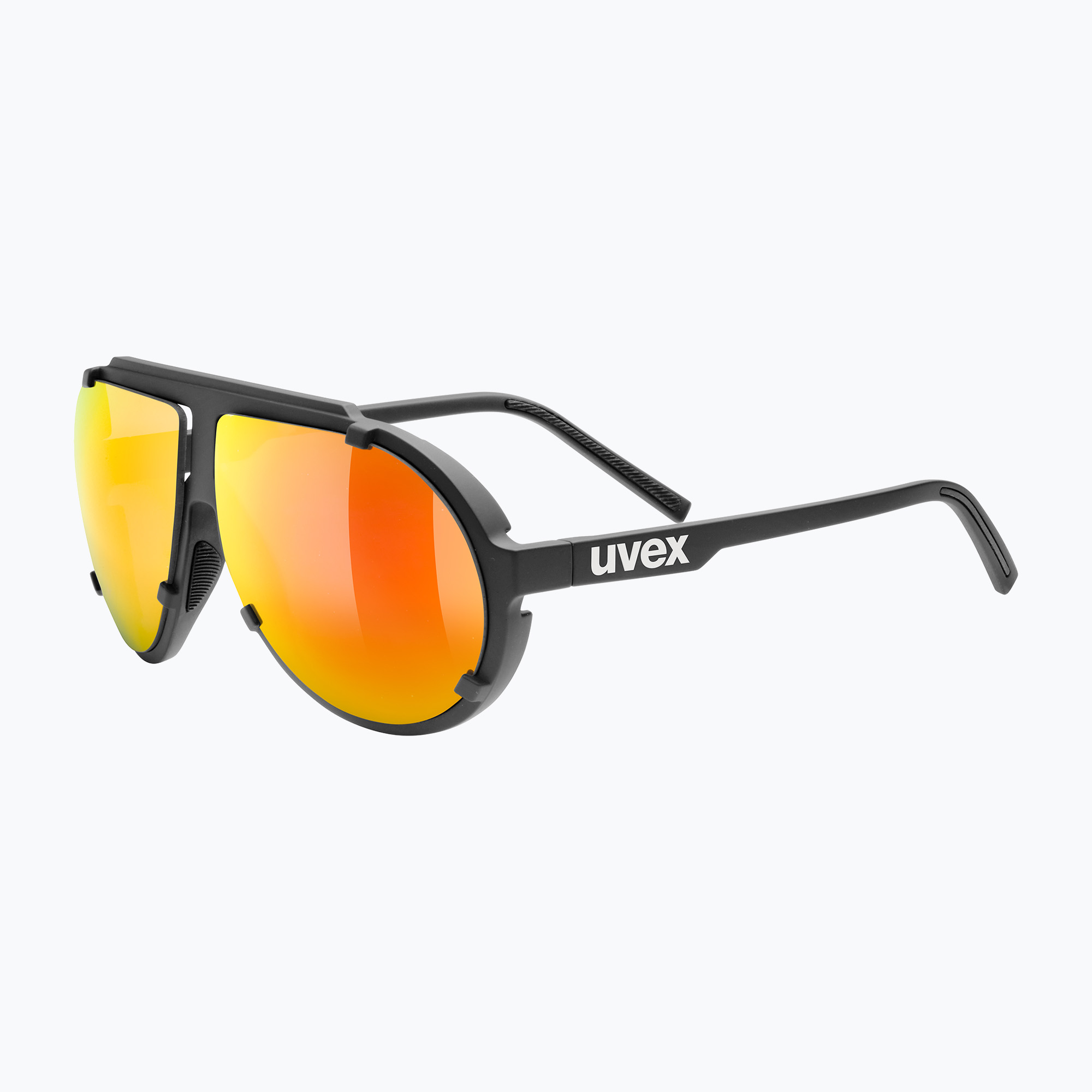 UVEX Sonnenbrille Esntl Pina schwarz matt/rot verspiegelt (Esntl Pina 53/3/060/2216)