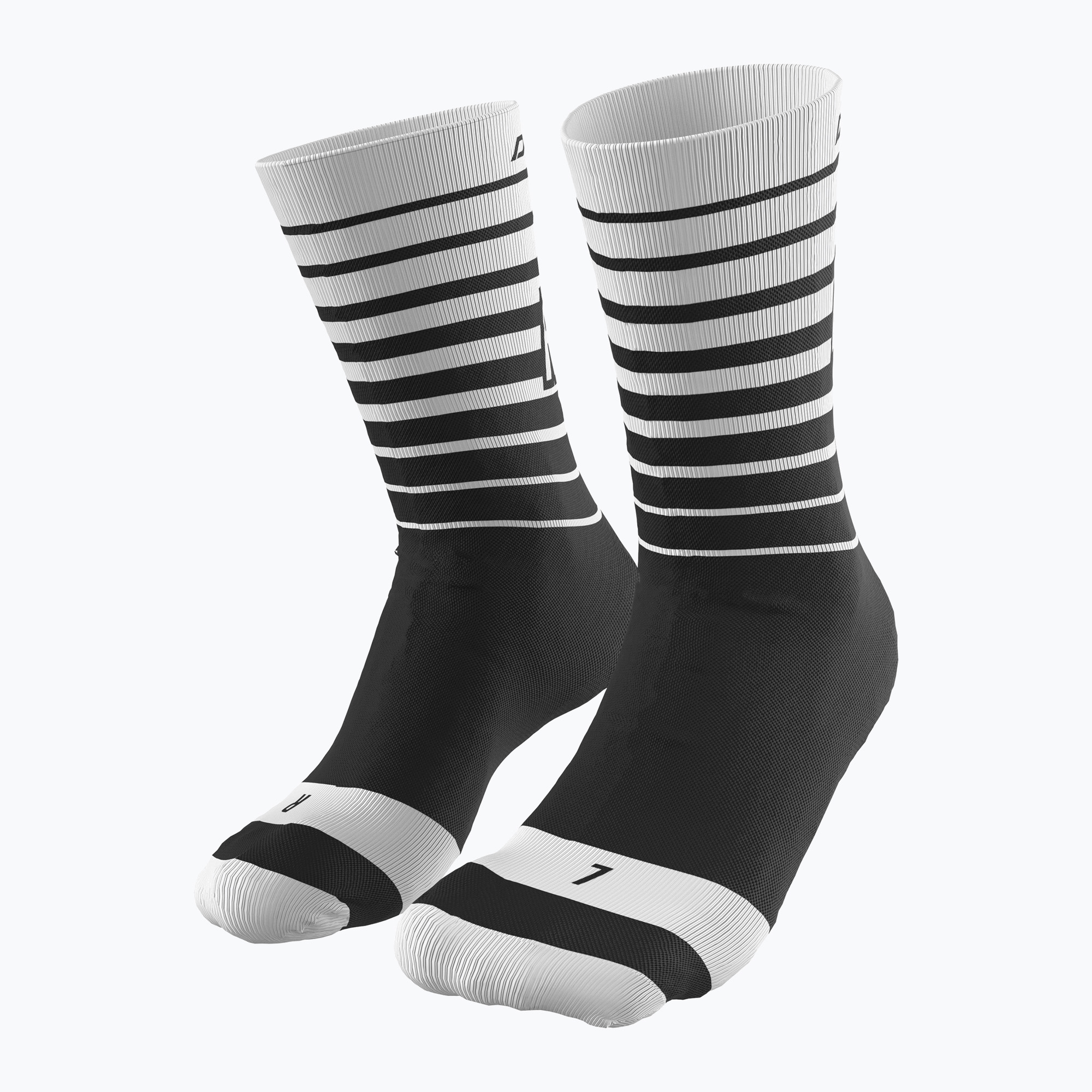 Fahrradsocken DYNAFIT Live To Ride schwarz-weiß 8-71746 (Live To Ride 08-0000071746)