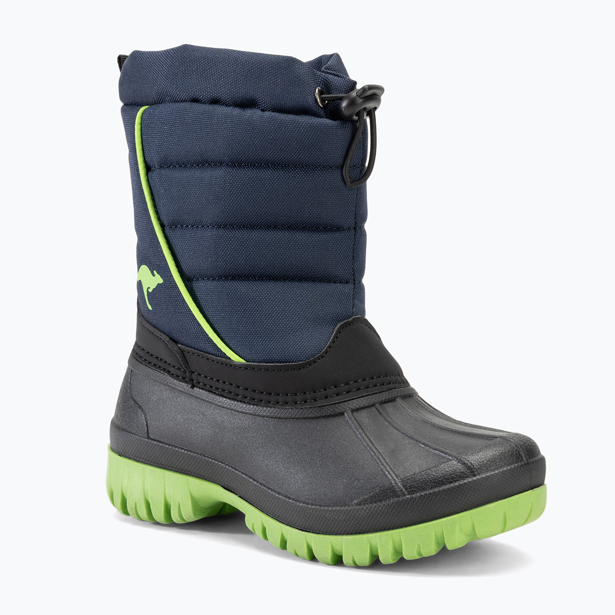 KangaROOS K-Ben Junior Schneestiefel dk navy / lime (K-Ben 18672-000-4054)