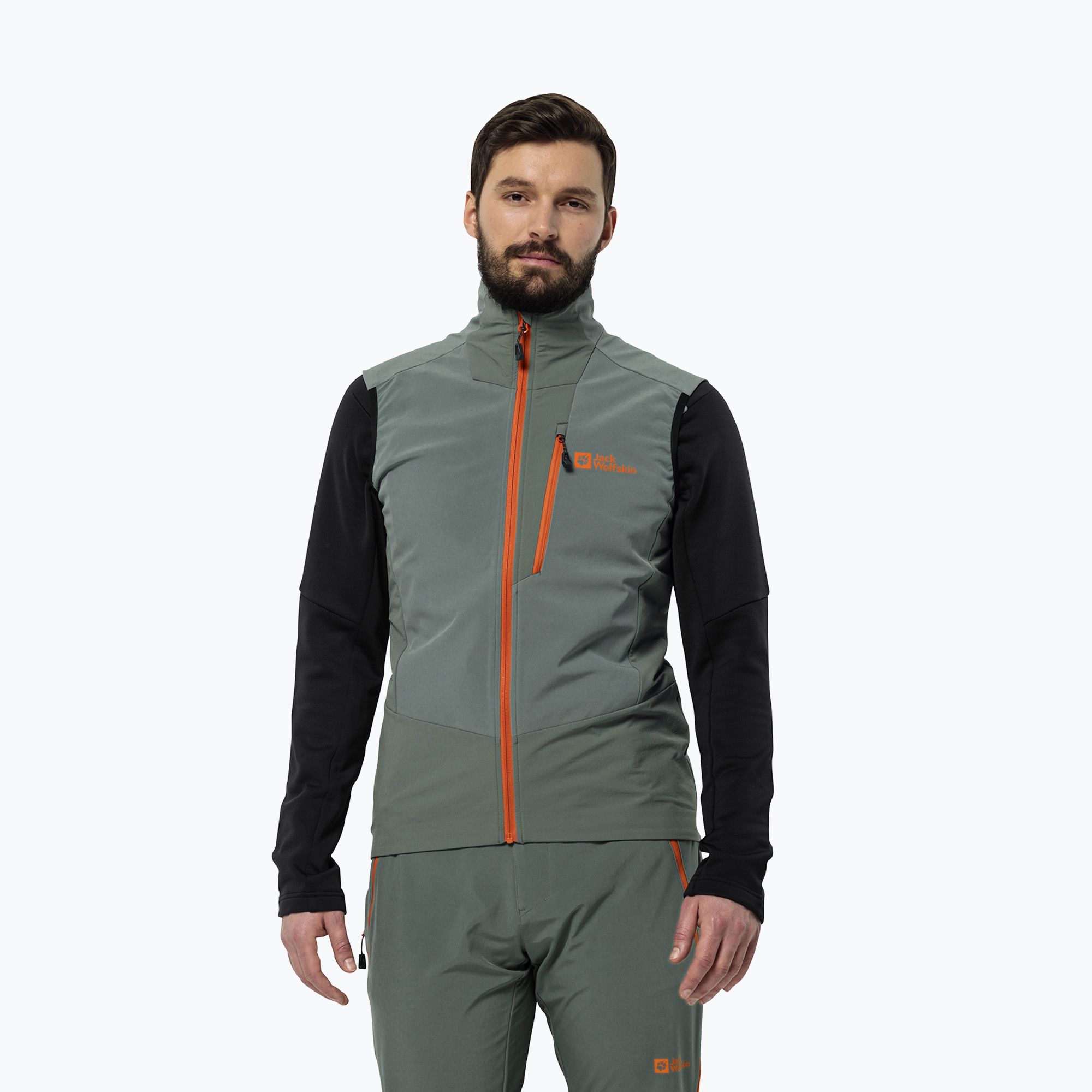 Jack Wolfskin Herren Wandern ärmellose Alpspitze Hecke grün (Alpspitze 1307741_4311_004)