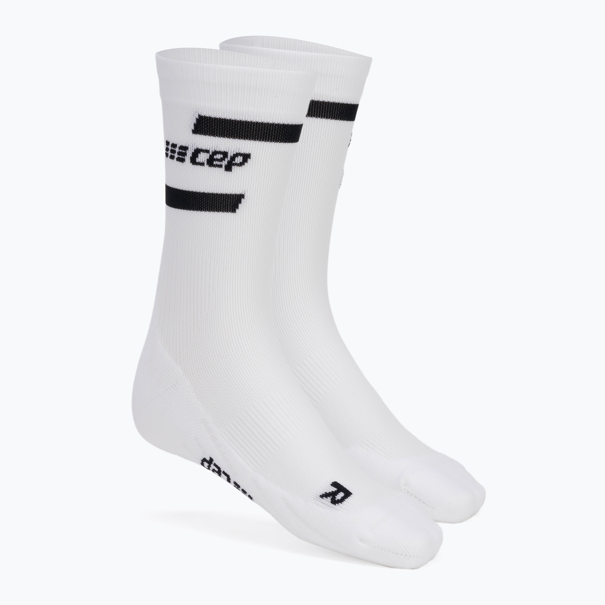CEP Herren Kompressions-Laufsocken 4.0 Mid Cut Weiß (CEP 4.0 Mid Cut WP3C0R3)
