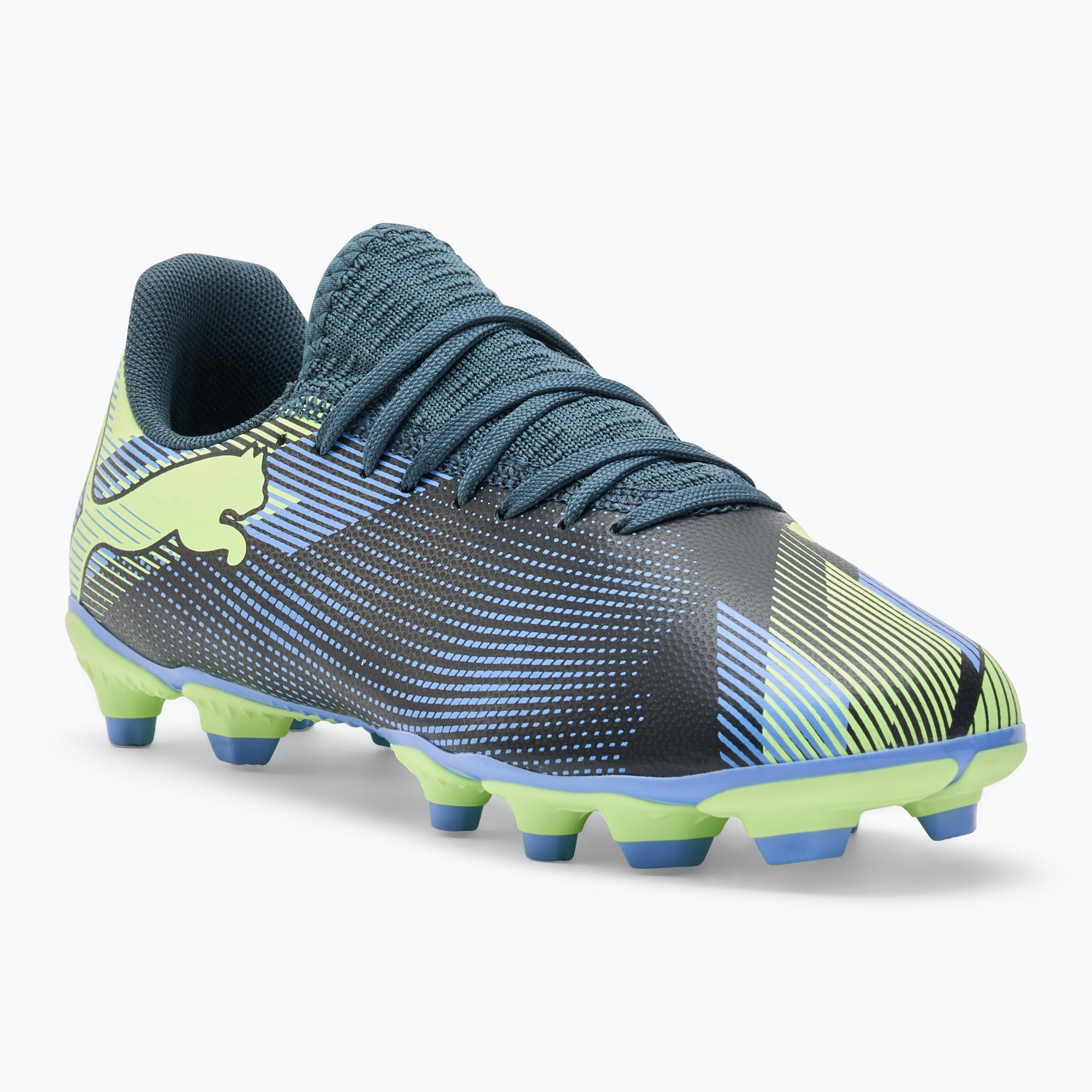 Fußballschuhe Kinder PUMA Future 7 Play FG/AG Jr grey skies/elektro purple (Future 7 Play FG/AG Jr 107949 03)