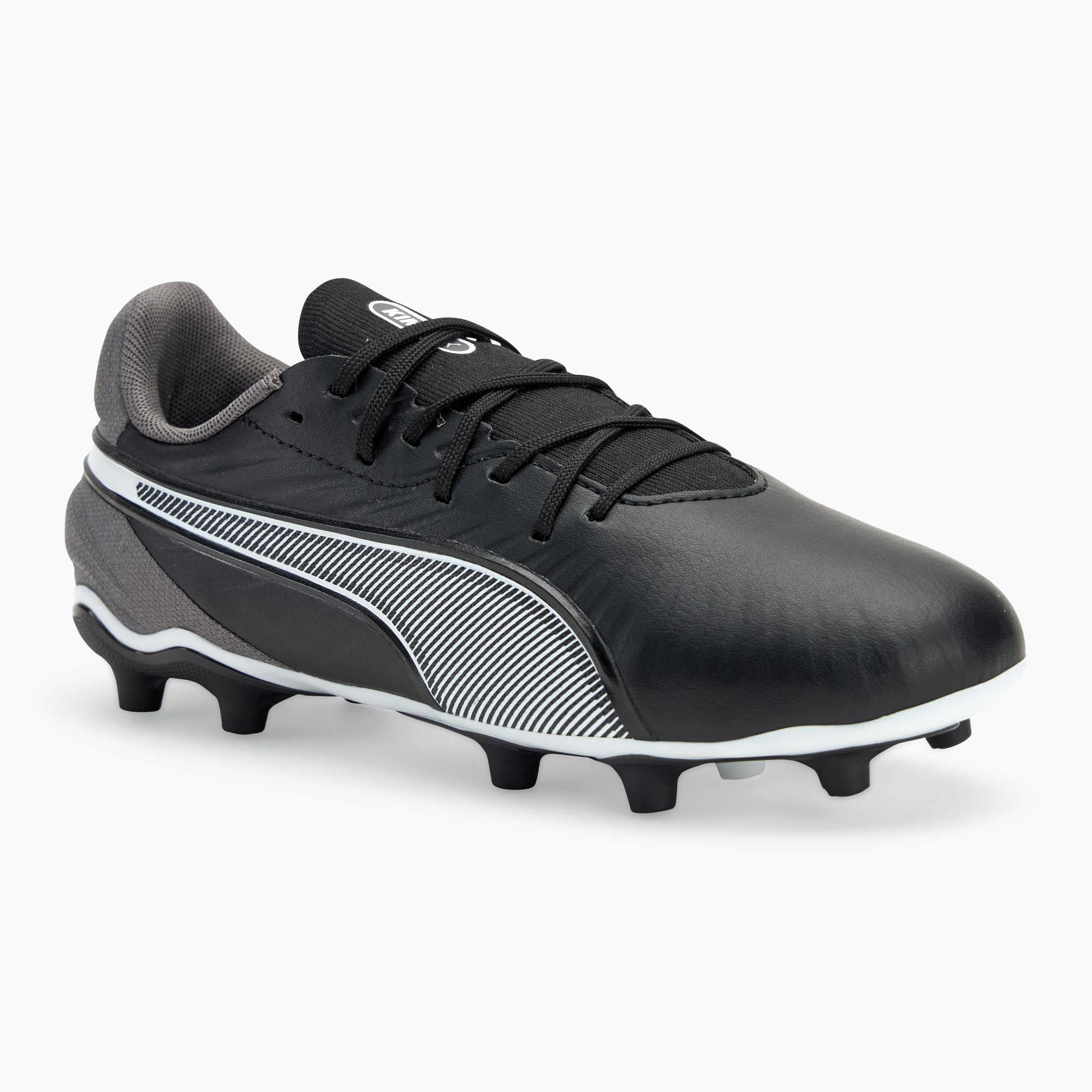 PUMA King Match FG/AG Jr Kinder Fußballschuhe puma schwarz/puma weiß/cool dark grey (King Match FG/AG Jr 108048 01)