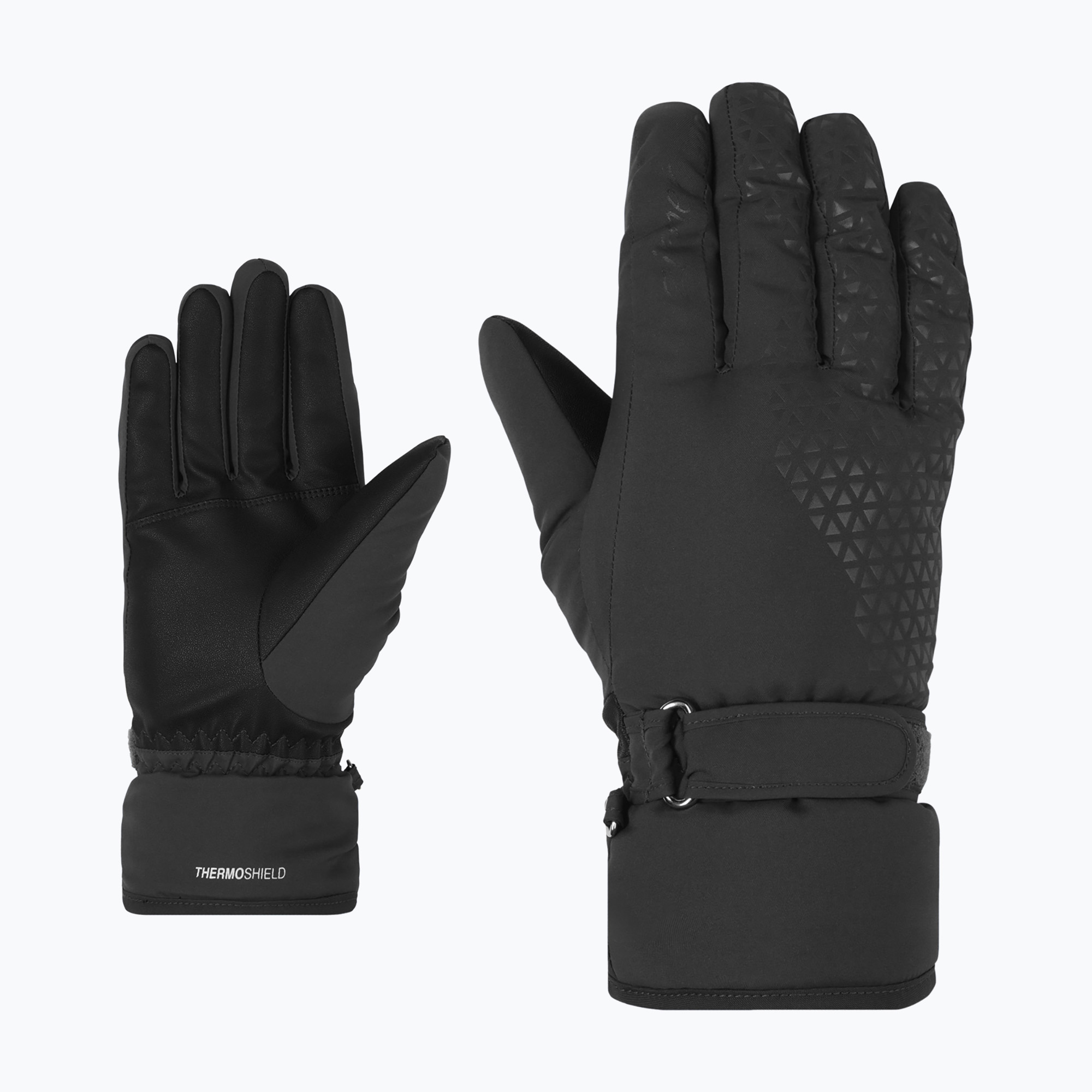 Skihandschuhe Damen ZIENER Kisar Aquashield black