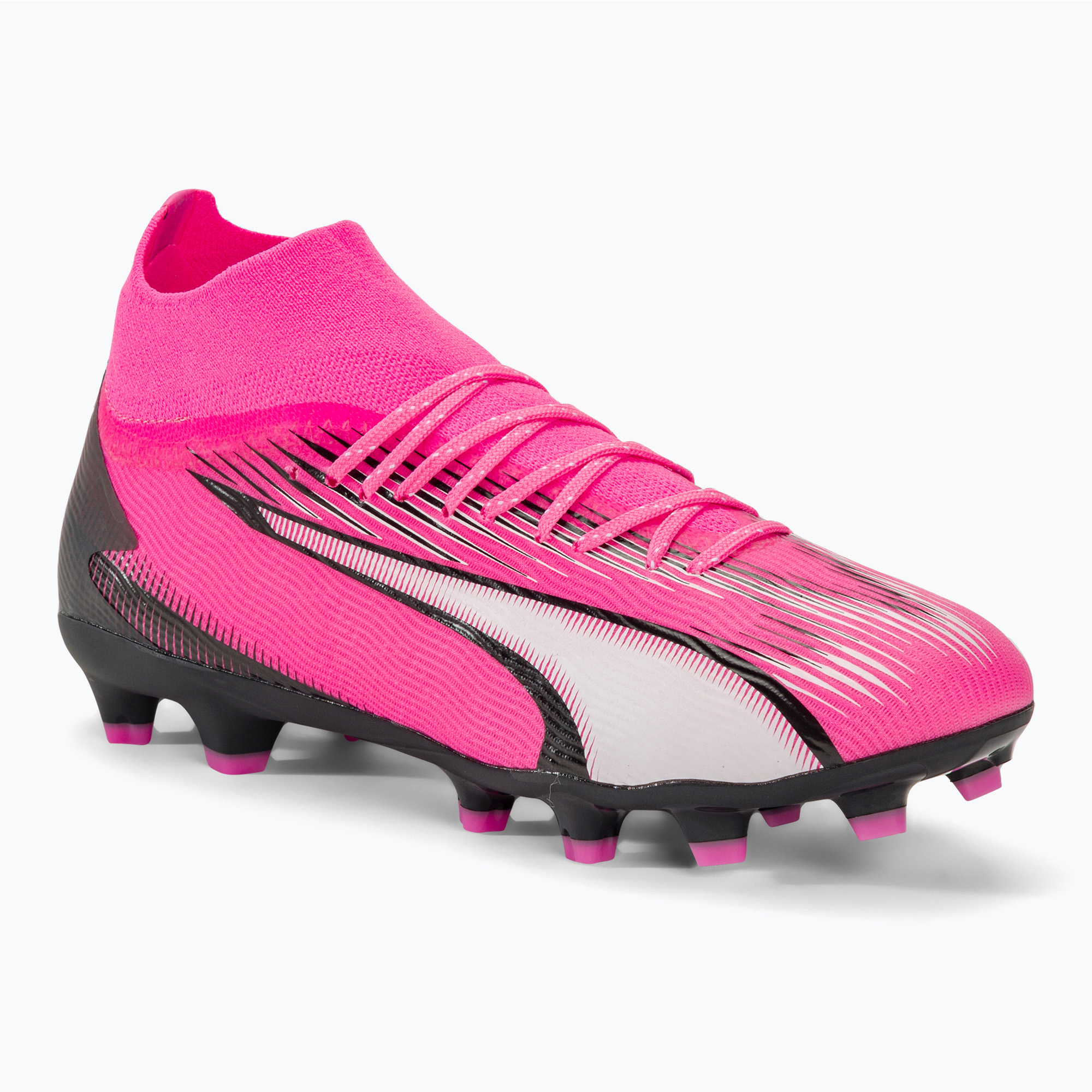 PUMA Ultra Pro FG/AG Jr giftrosa/puma weiß/puma schwarz Kinder Fußballschuhe