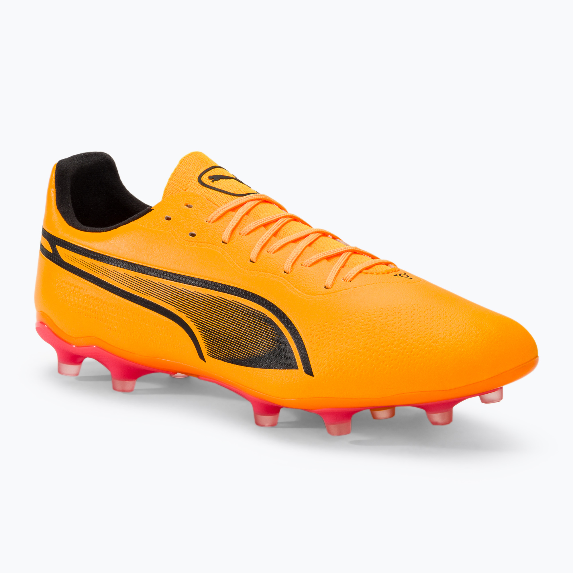 PUMA King Pro Fg/Ag sun stream/puma schwarz/sunset glow Fußballschuhe (King Pro Fg/Ag 107566)