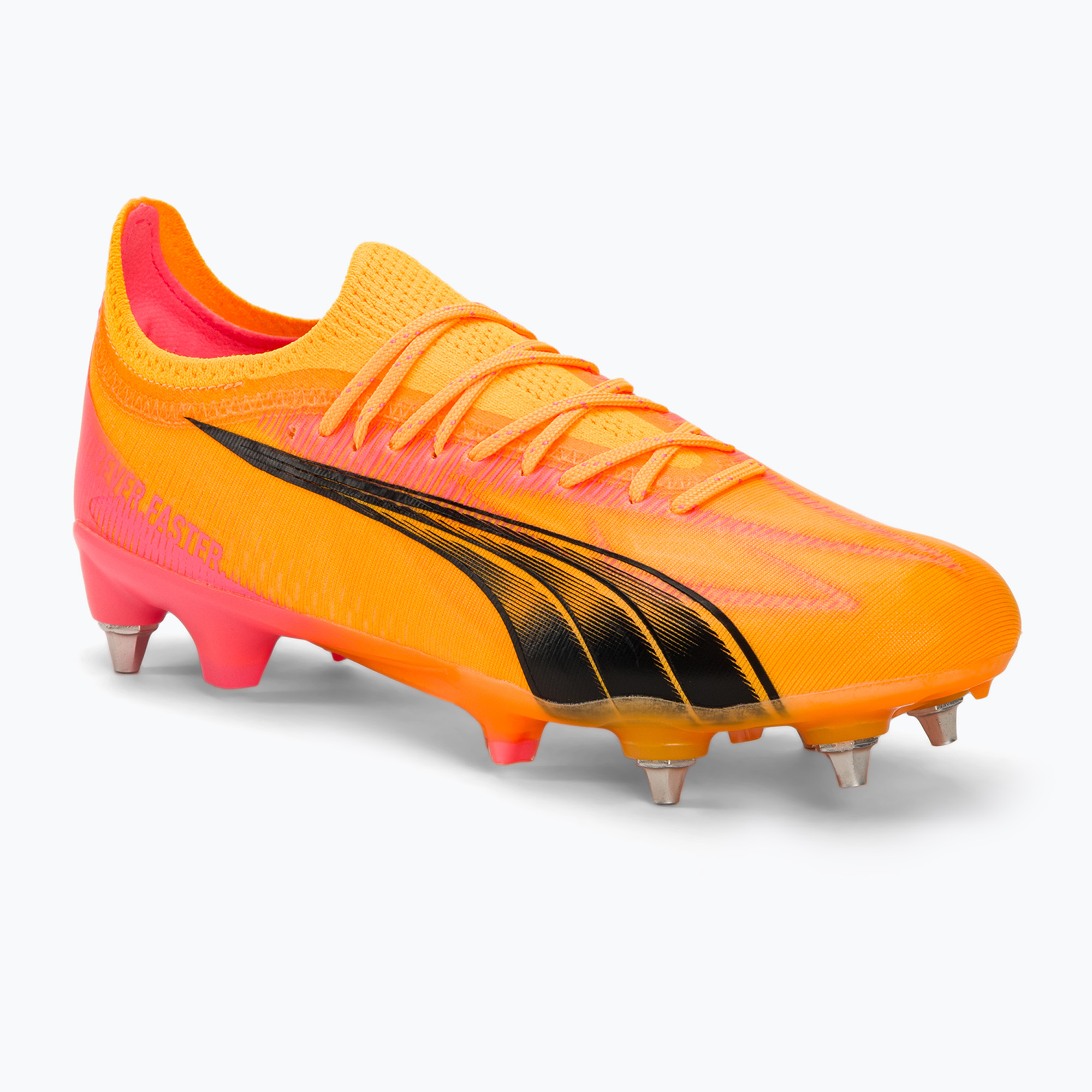 PUMA Ultra Ultimate MxSG Fußballschuhe sunset glow/puma schwarz/sun stream (Ultra Ultimate MxSG 107747 03)