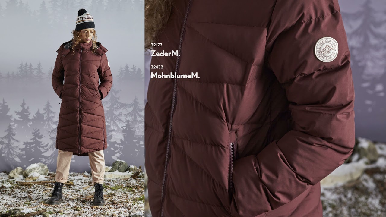 Damen Wintermantel Maloja W'S ZederM braun 32177-1-8451